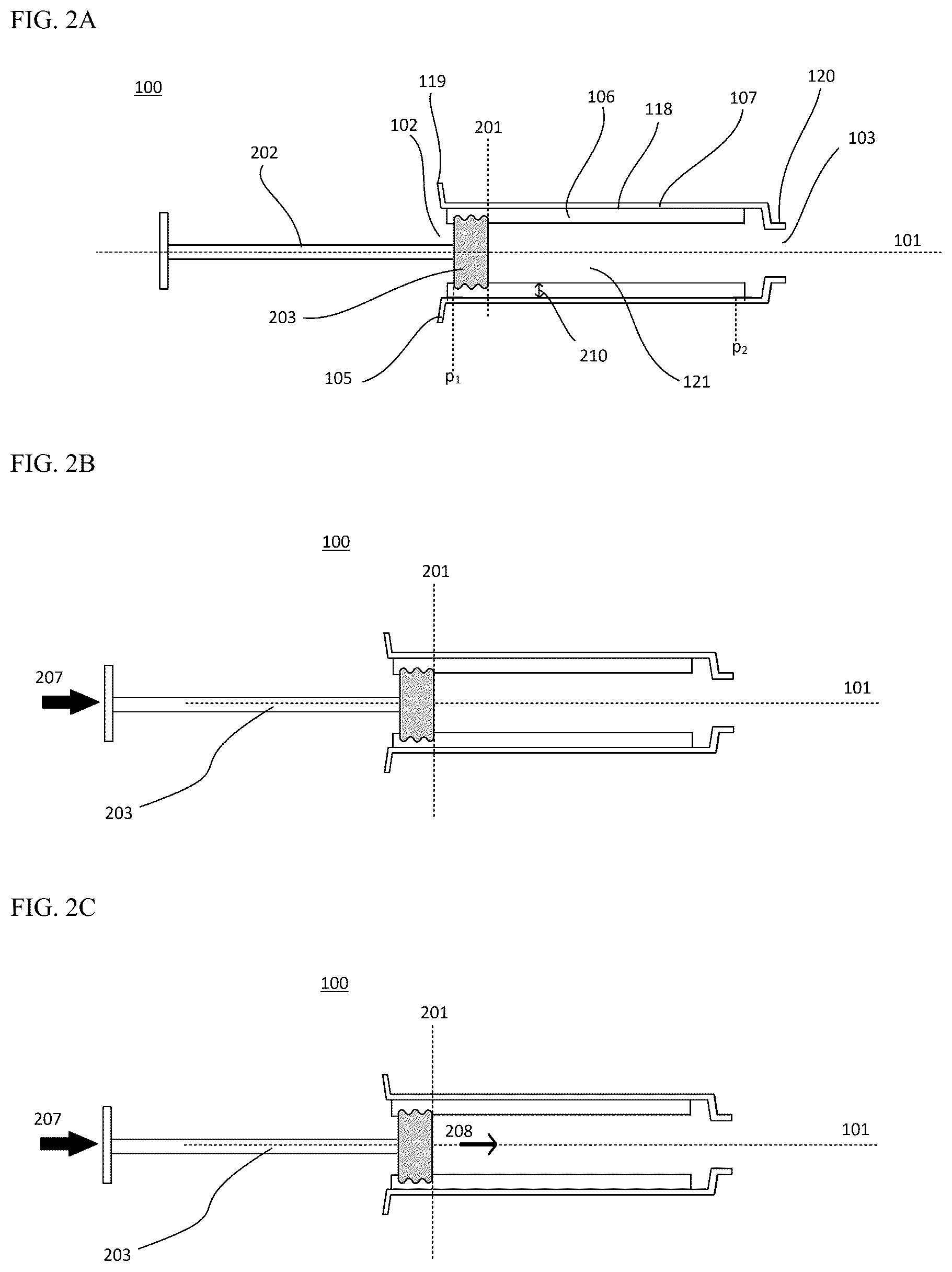 Patent US12377222 Figure 2 – Receptacle for pharmaceutical packaging having a graduated lubricant layer