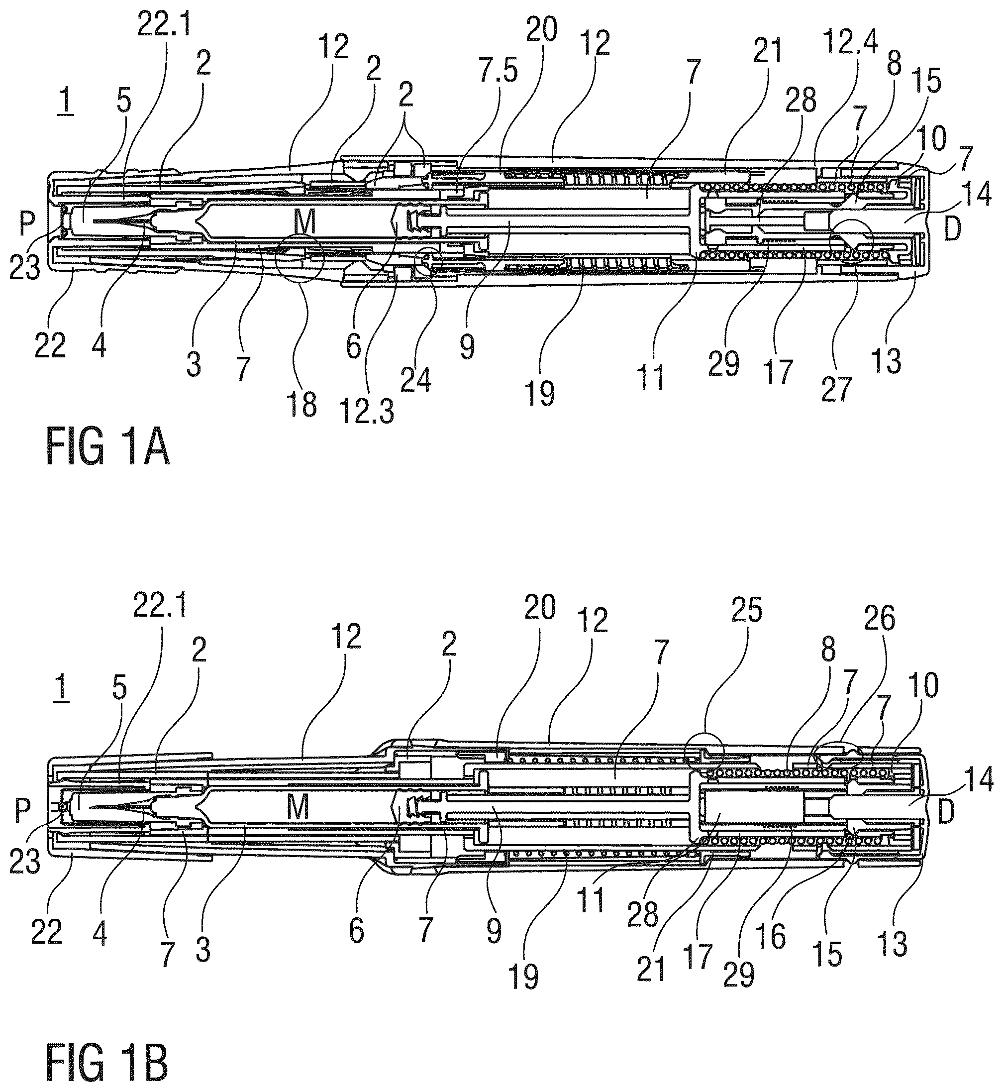 Patent US12377223 Figure 1 – Auto-injector methods