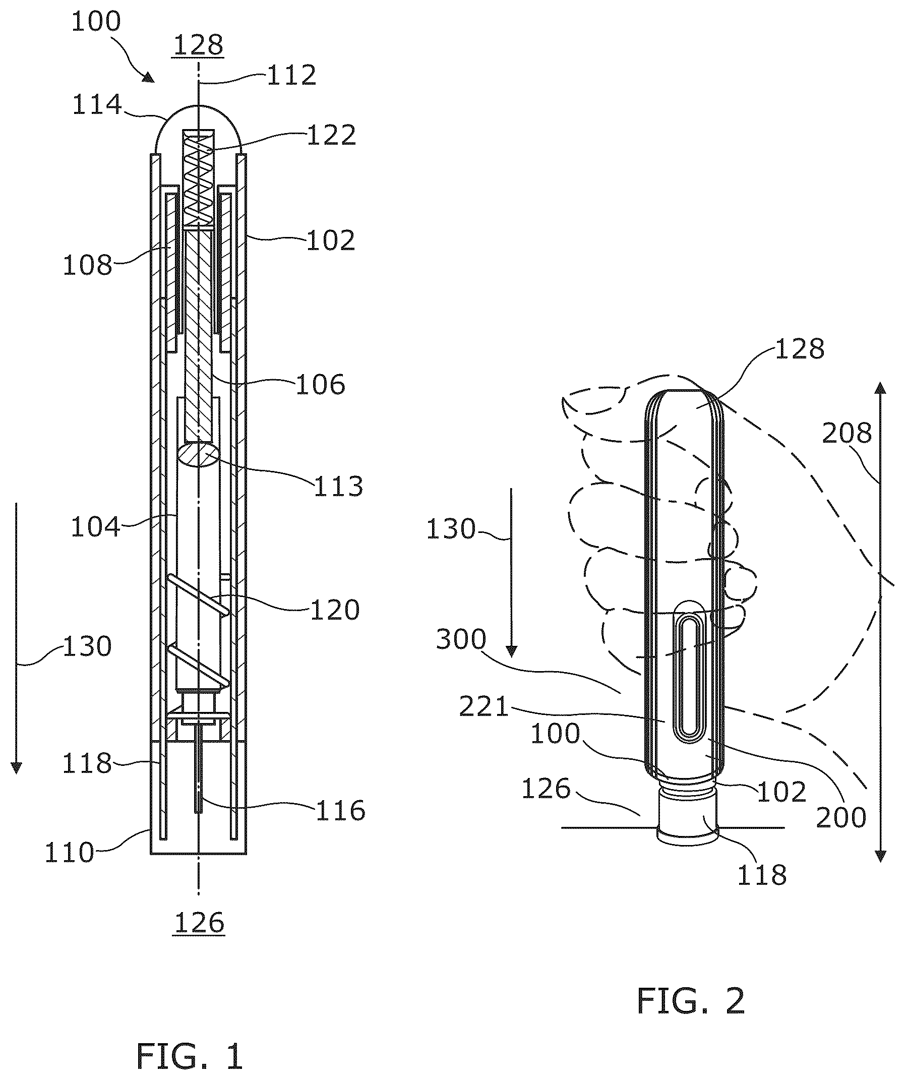 Patent US12377224 Figure 1 – Hold assistance device for use with a medicament delivery device