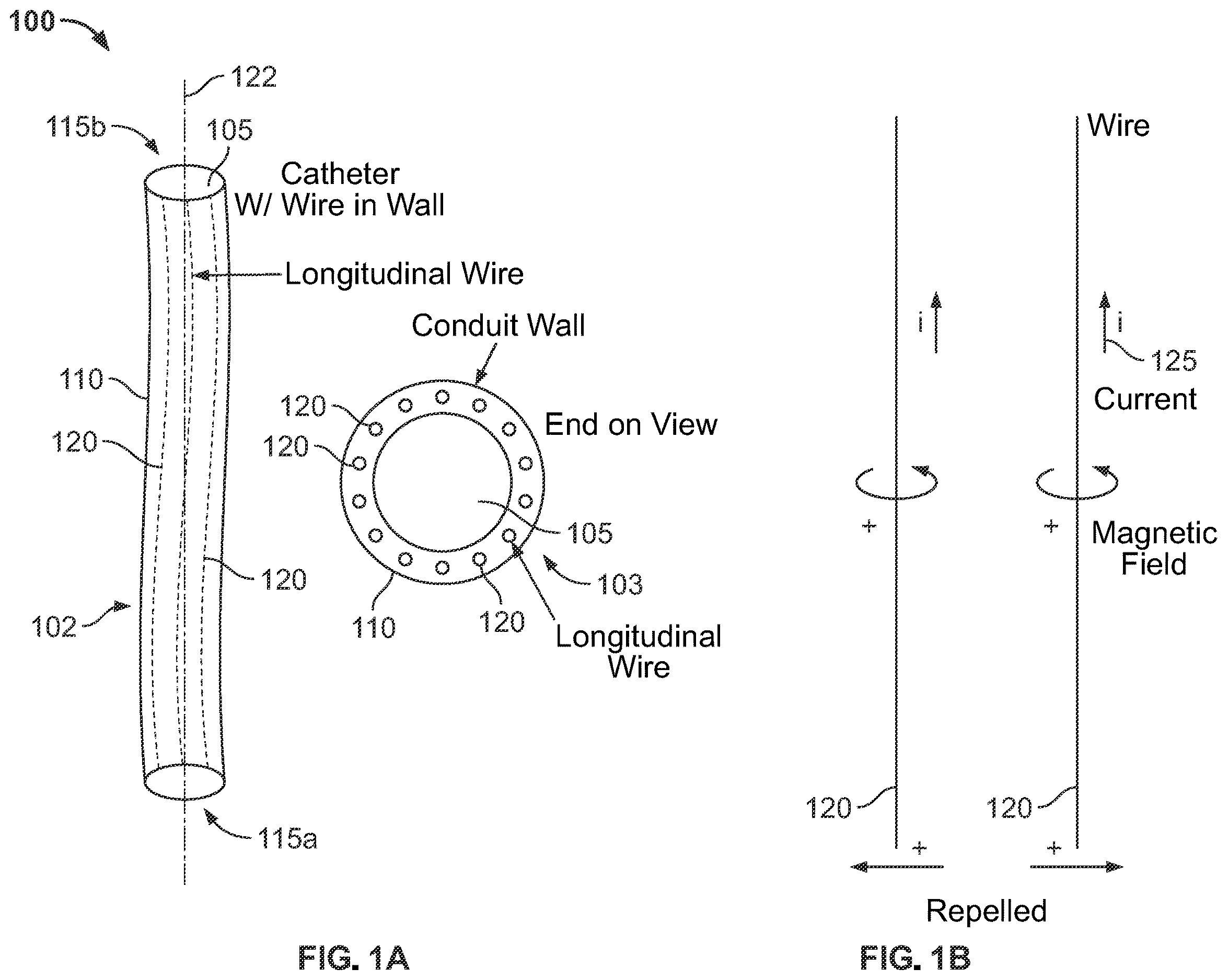 Patent US12377244 Figure 1 – Catheters with expandable and collapsible lumens