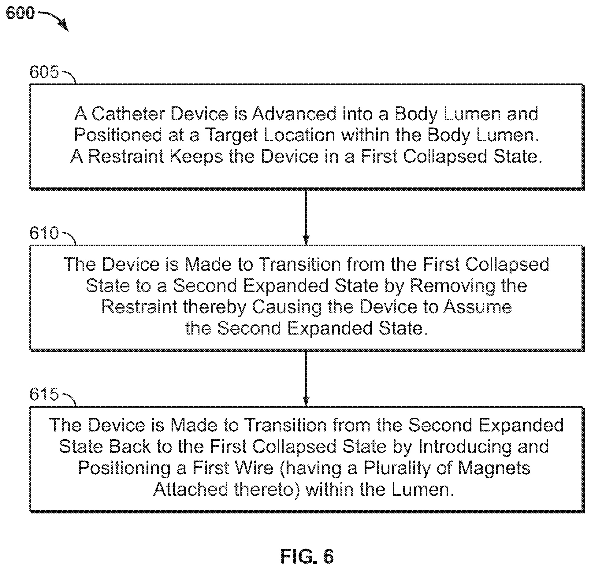 Patent US12377244 Figure 6 – Catheters with expandable and collapsible lumens
