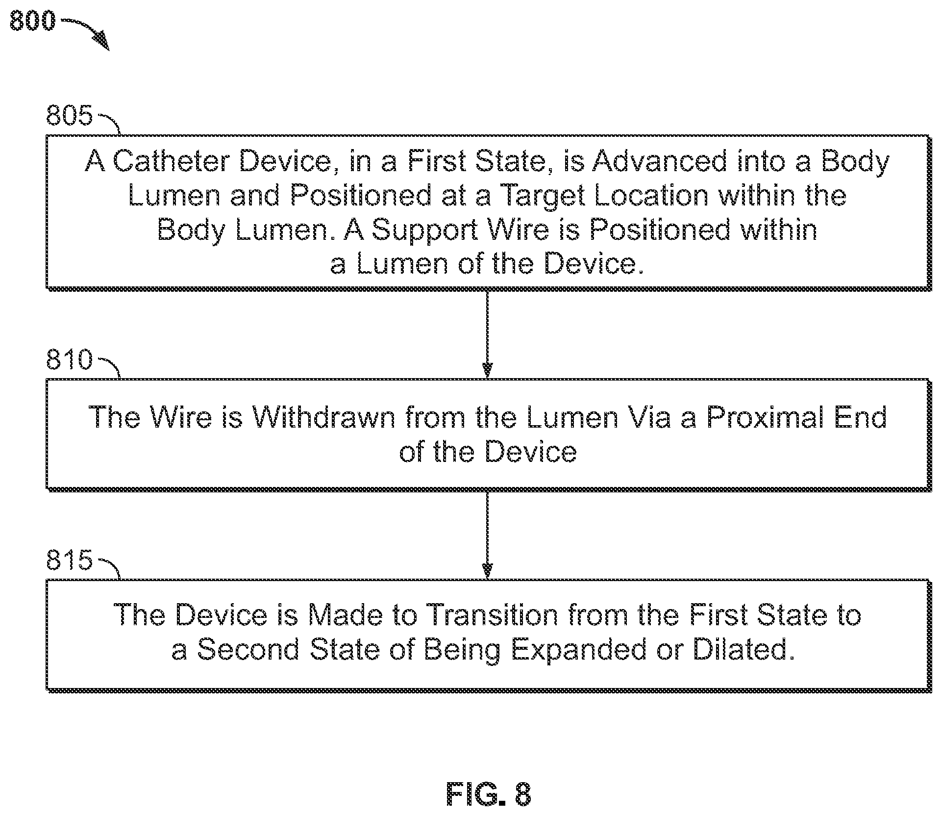 Patent US12377244 Figure 8 – Catheters with expandable and collapsible lumens