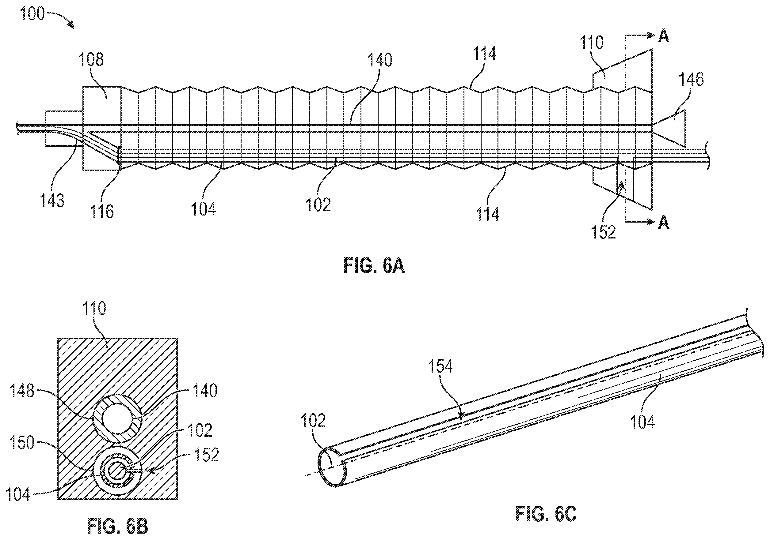 Patent US12377248 Figure 6 – Vascular access device assembly facilitating single-handed probe advancement with a support member
