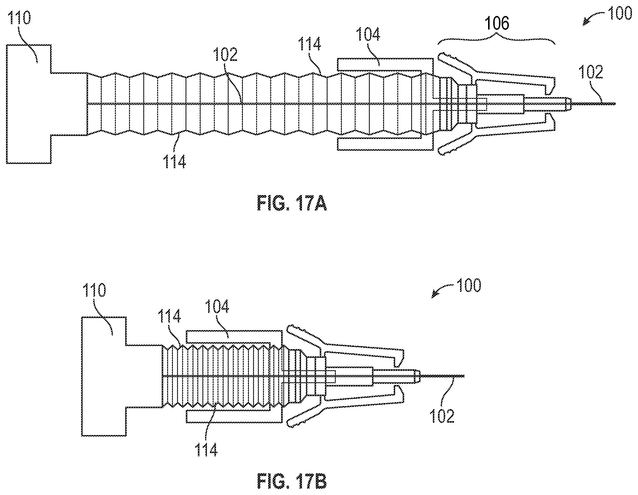 Patent US12377248 Figure 19 – Vascular access device assembly facilitating single-handed probe advancement with a support member