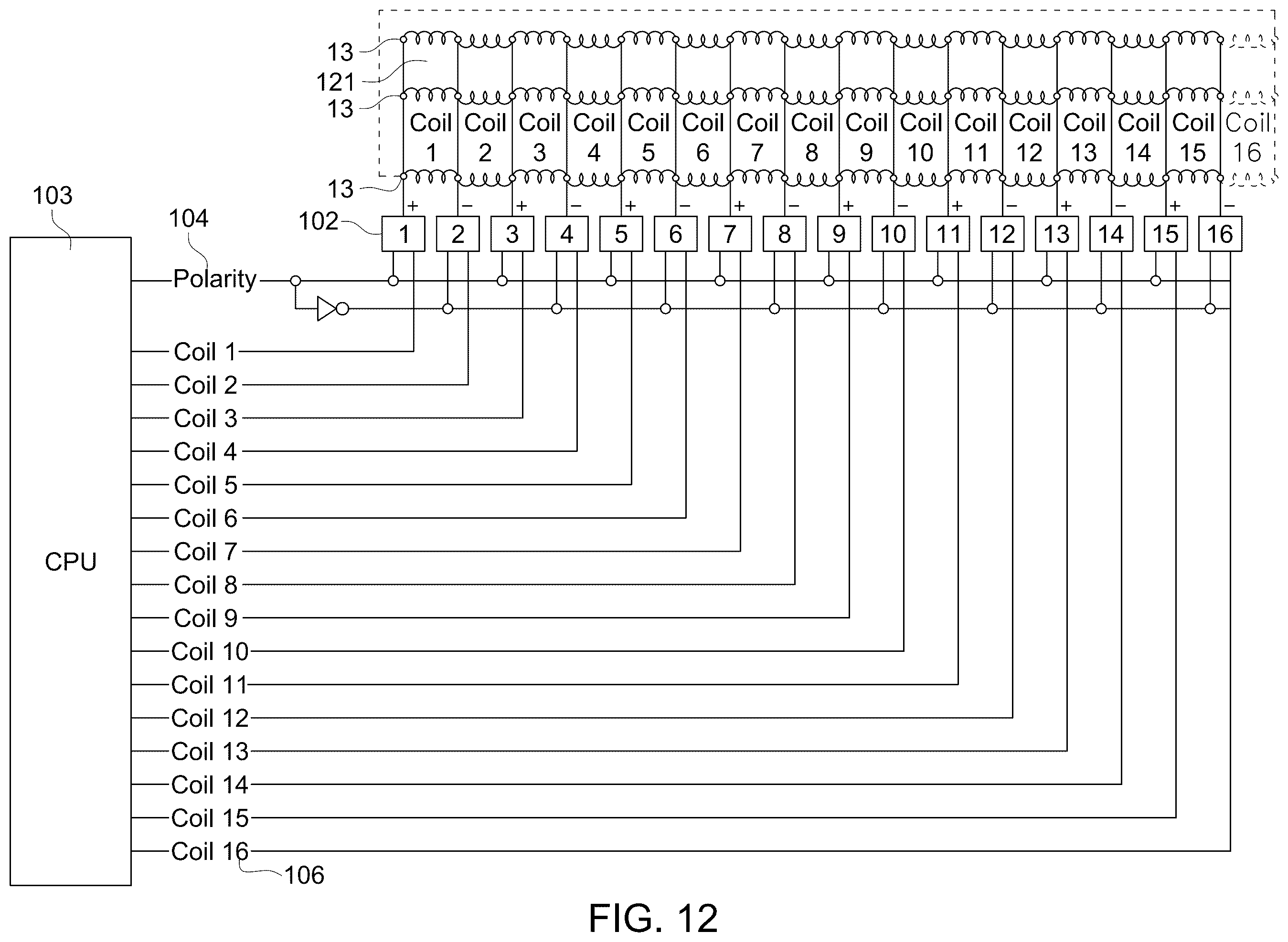 Patent US12377281 Figure 12 – Magnetic pulse therapy device (MPTD) for the treatment of pain