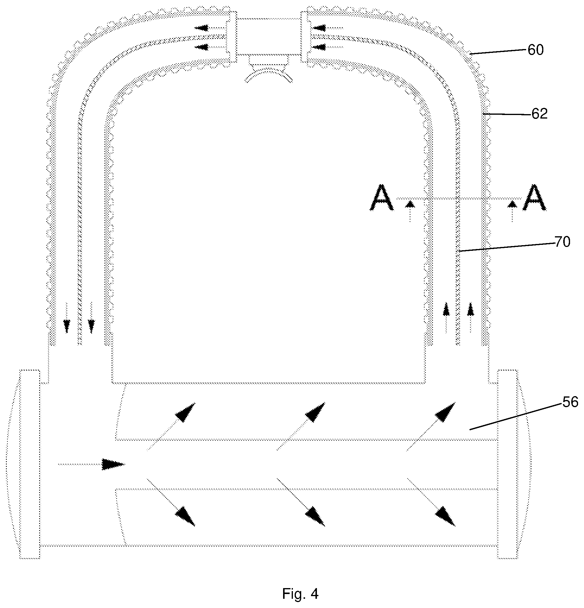 Patent US12377295 Figure 4 – Counterlung for a rebreathing apparatus