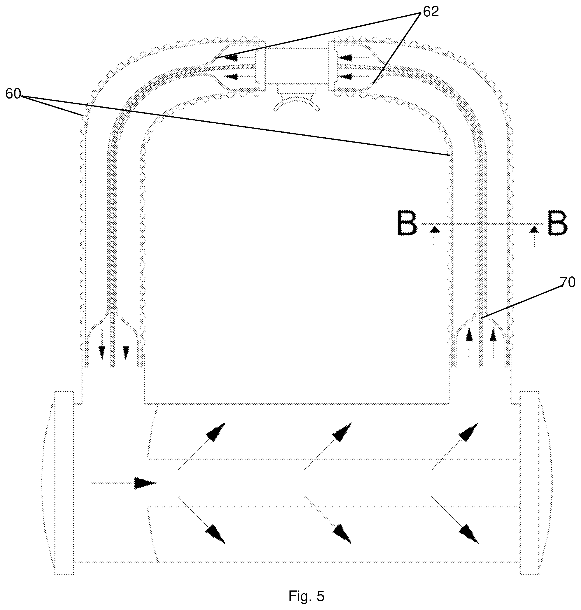 Patent US12377295 Figure 5 – Counterlung for a rebreathing apparatus