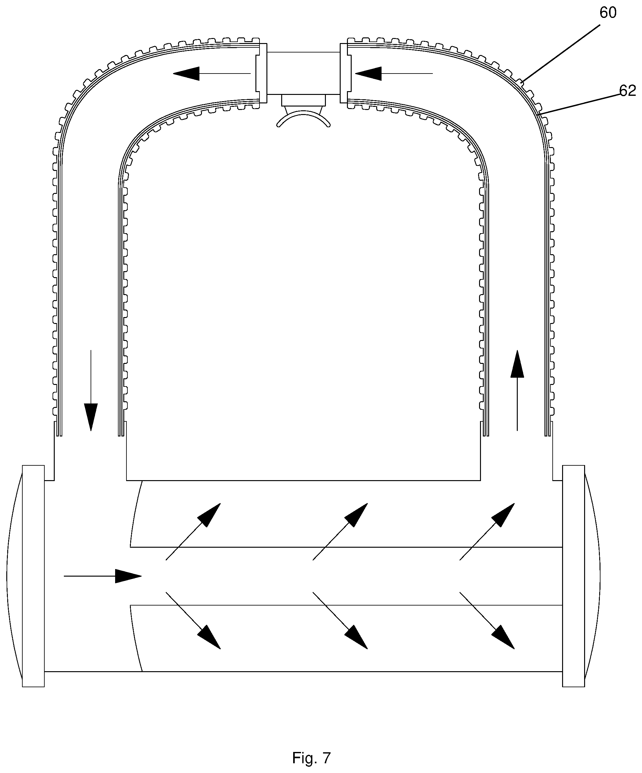 Patent US12377295 Figure 7 – Counterlung for a rebreathing apparatus