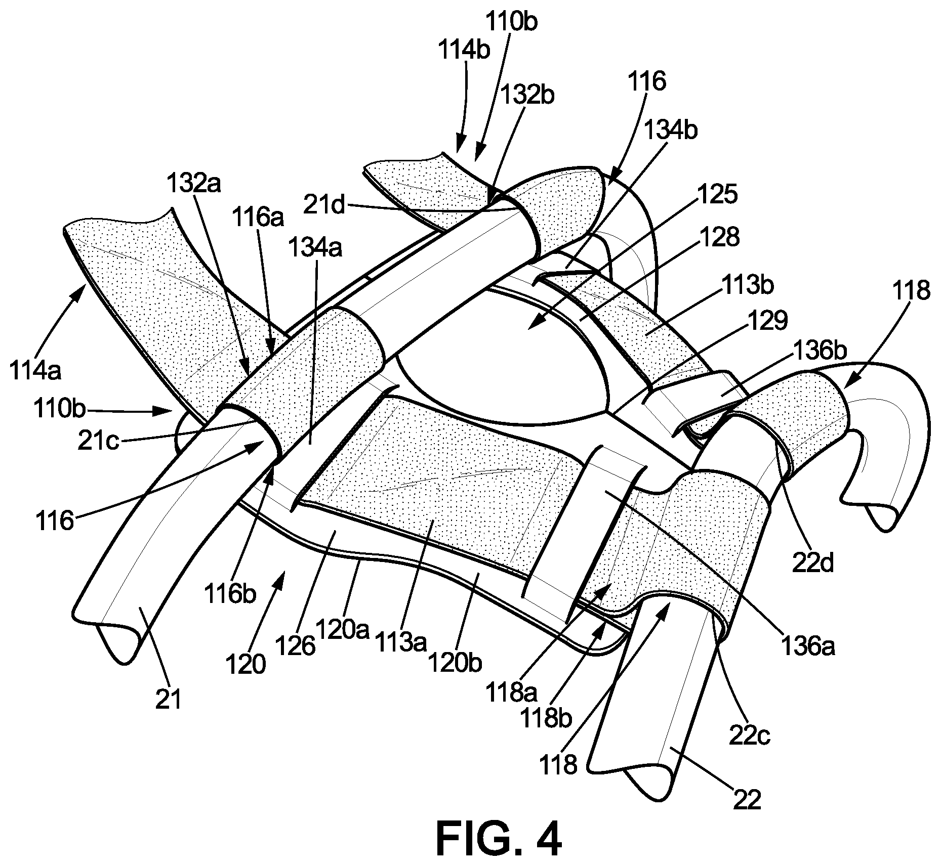 Patent US12377297 Figure 4 – Breathing equipment for an aircraft, breathing assembly and method for stowing the breathing equipment