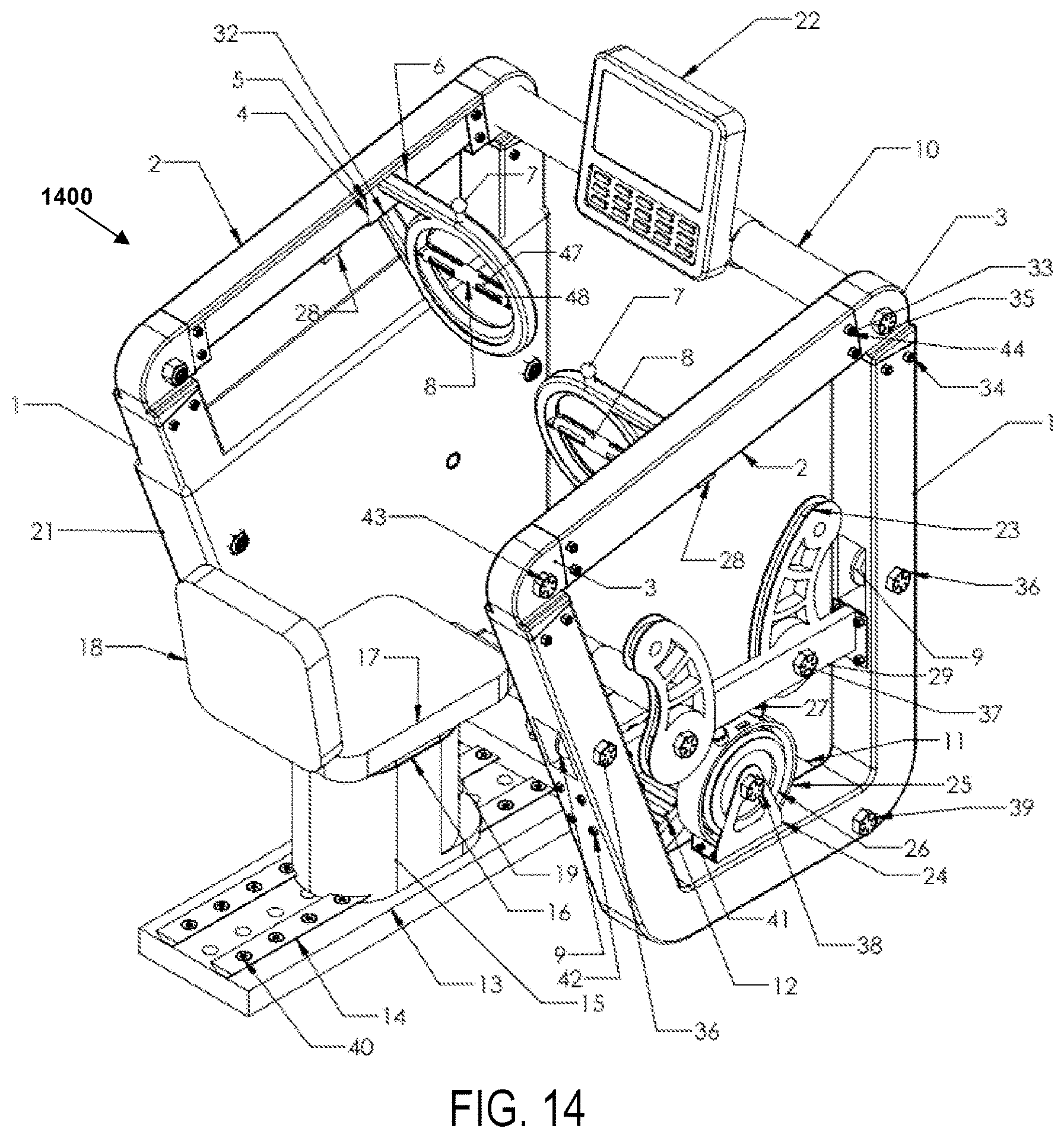 Patent US12377301 Figure 18 – Exercise device and method of use thereof
