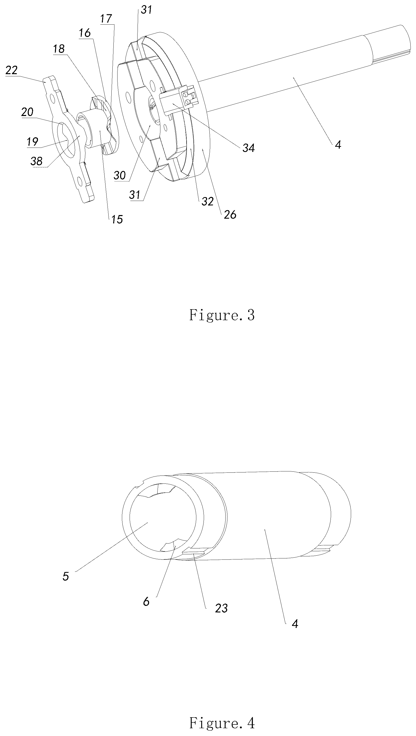 Patent US12377306 Figure 2 – Dumbbell handle, dumbbell and dumbbell base