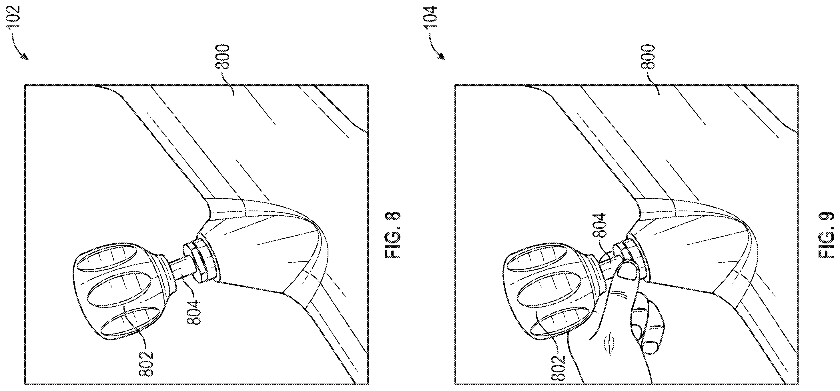 Patent US12377312 Figure 7 – Lock device for a stationary bicycle