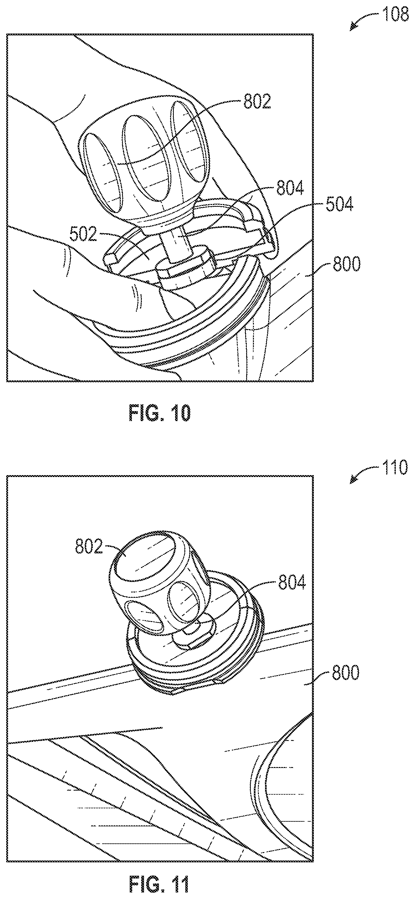 Patent US12377312 Figure 8 – Lock device for a stationary bicycle
