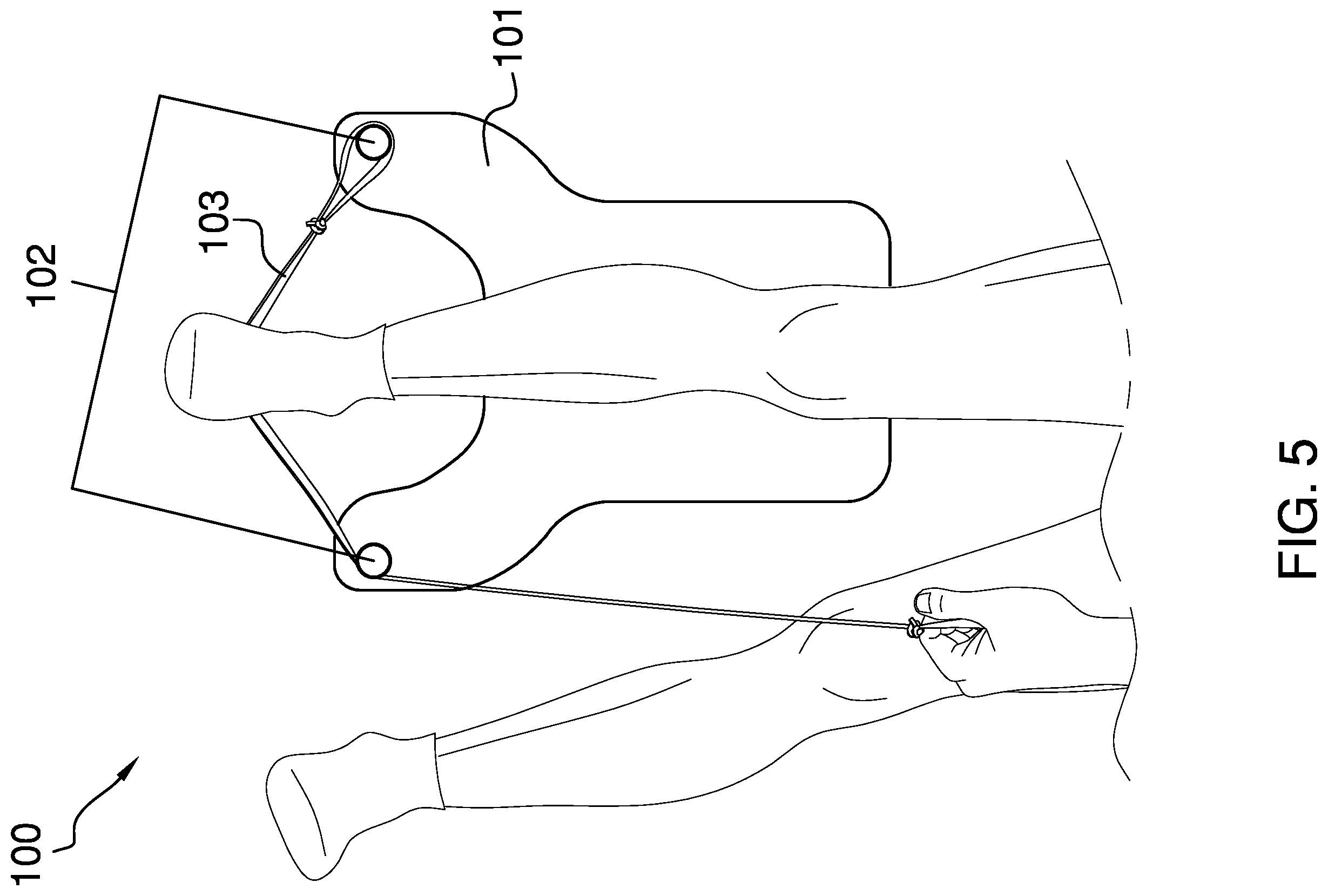 Patent US12377314 Figure 4 – Floor-mounted ankle rehab exercise device