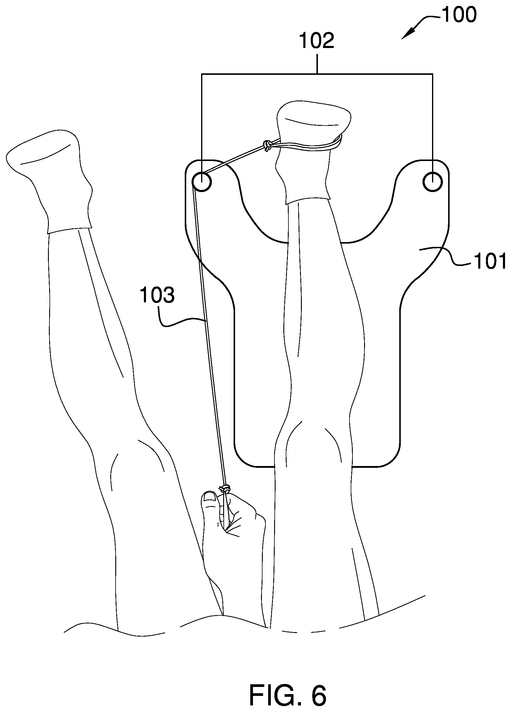Patent US12377314 Figure 5 – Floor-mounted ankle rehab exercise device