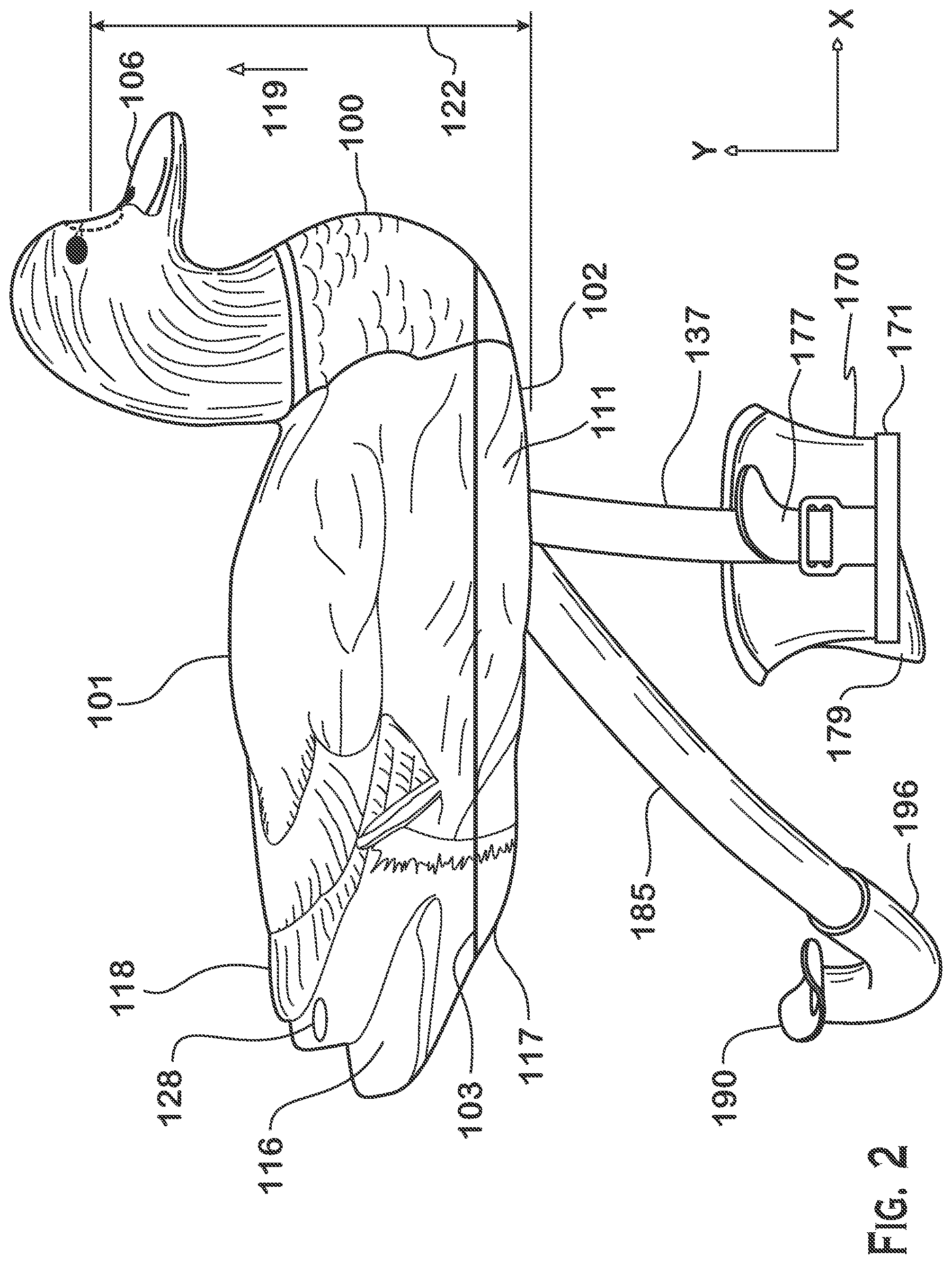Patent US12377319 Figure 2 – Floatable breathing device