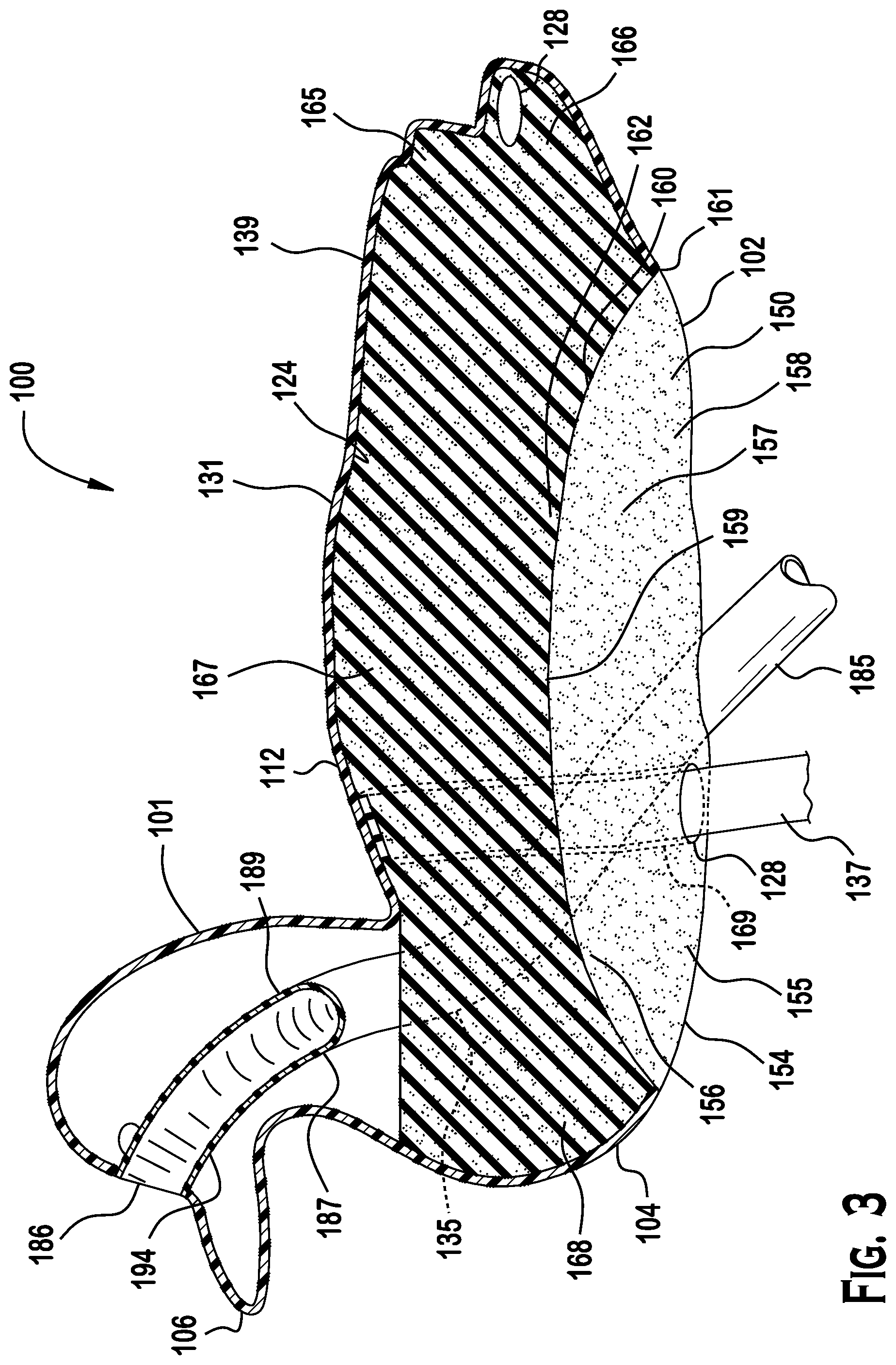 Patent US12377319 Figure 3 – Floatable breathing device