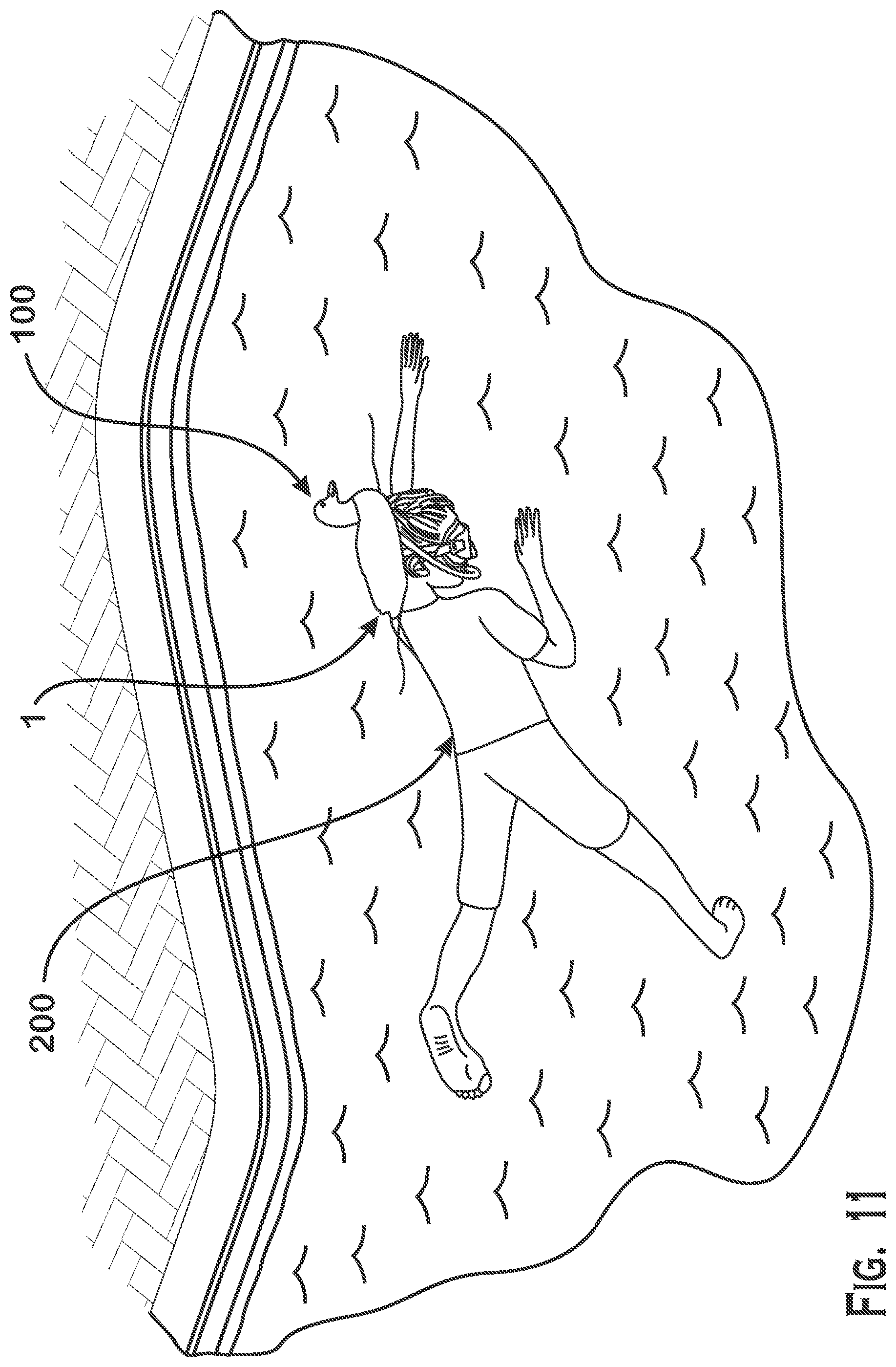 Patent US12377319 Figure 10 – Floatable breathing device