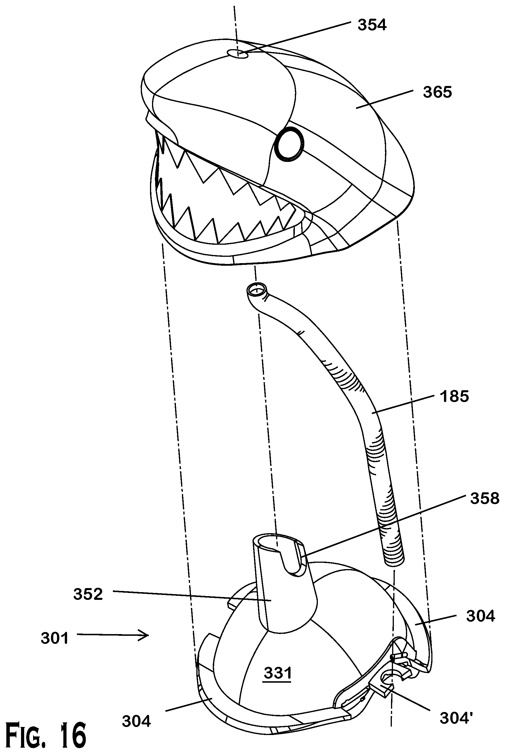 Patent US12377319 Figure 15 – Floatable breathing device