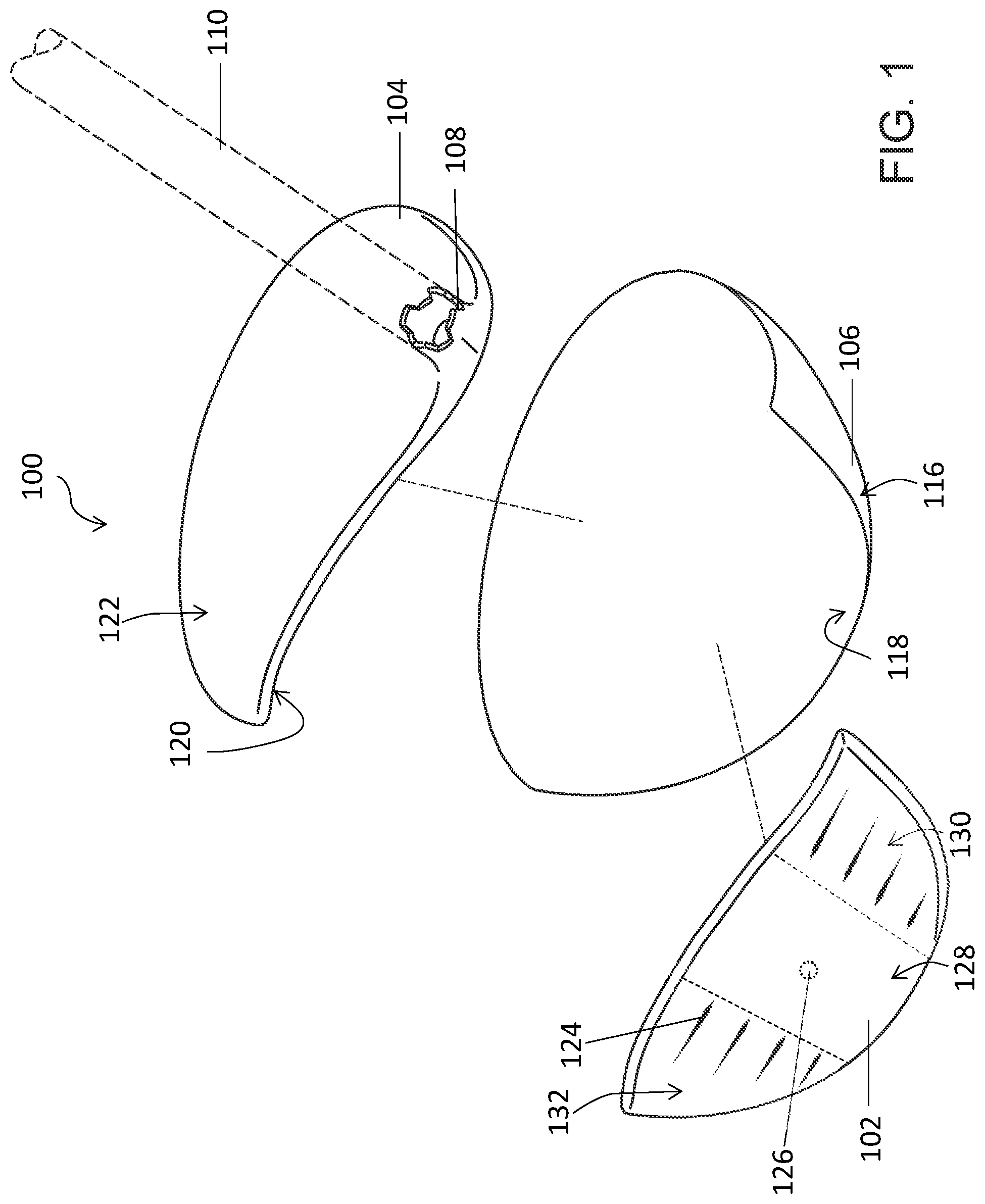Patent US12377321 Figure 1 – Laser-contrasted golf club head and manufacturing process