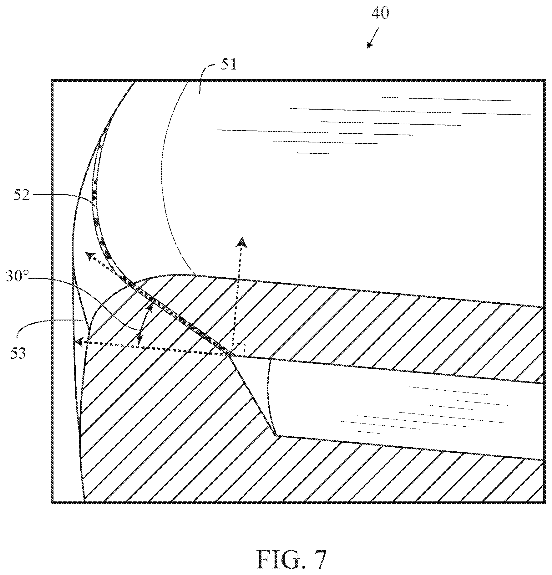 Patent US12377323 Figure 7 – Golf club head with miter joint for brazing