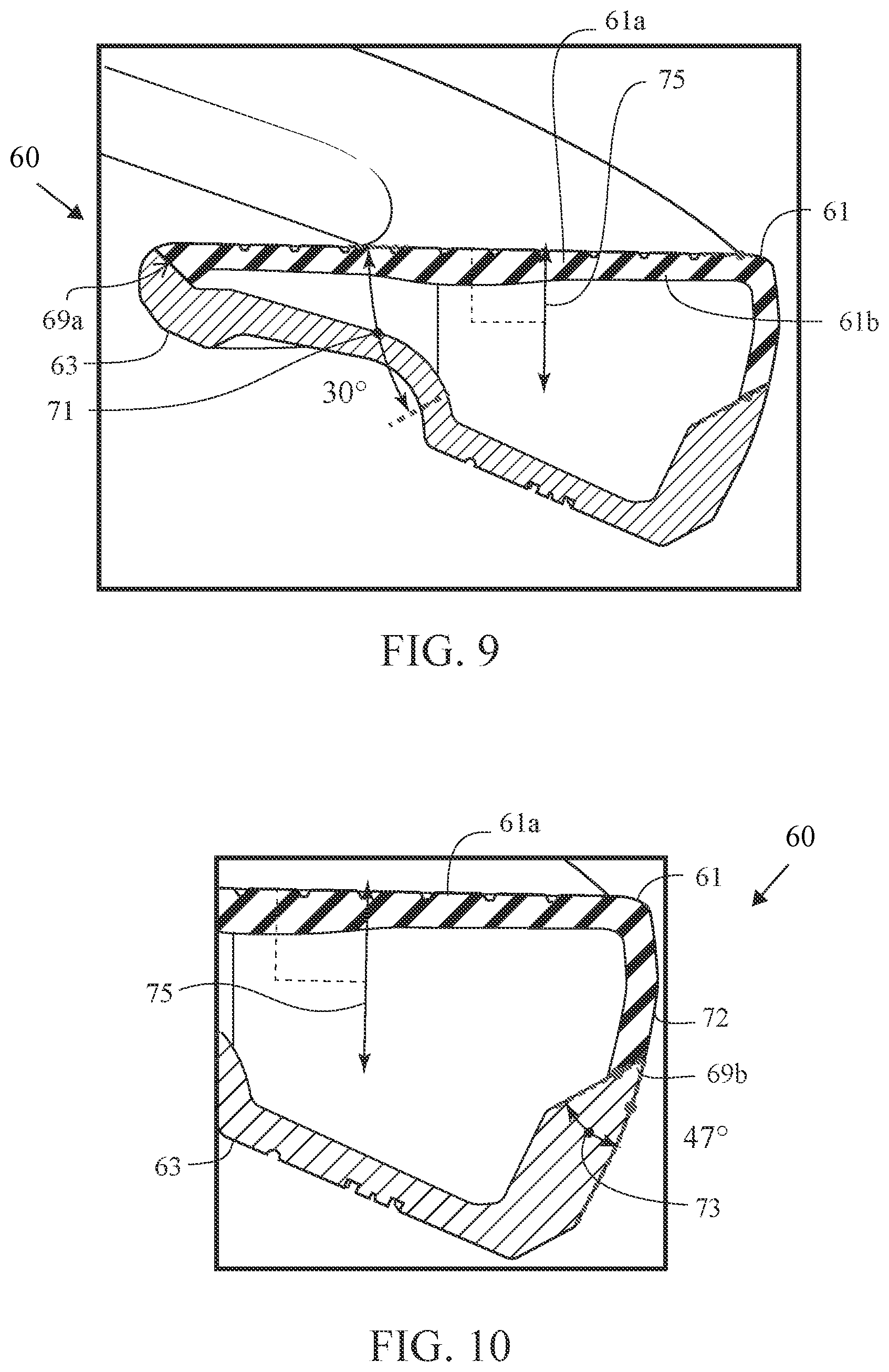 Patent US12377323 Figure 9 – Golf club head with miter joint for brazing
