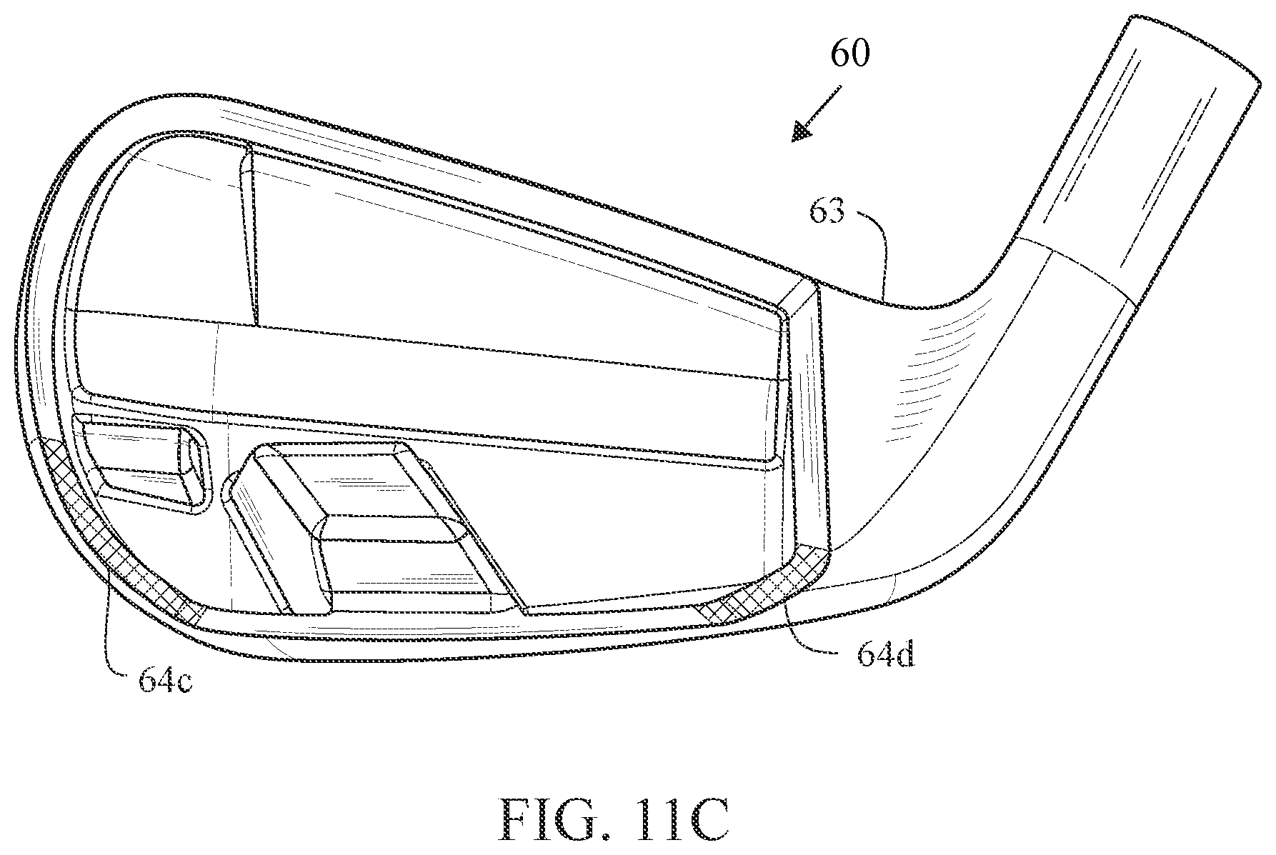 Patent US12377323 Figure 11 – Golf club head with miter joint for brazing