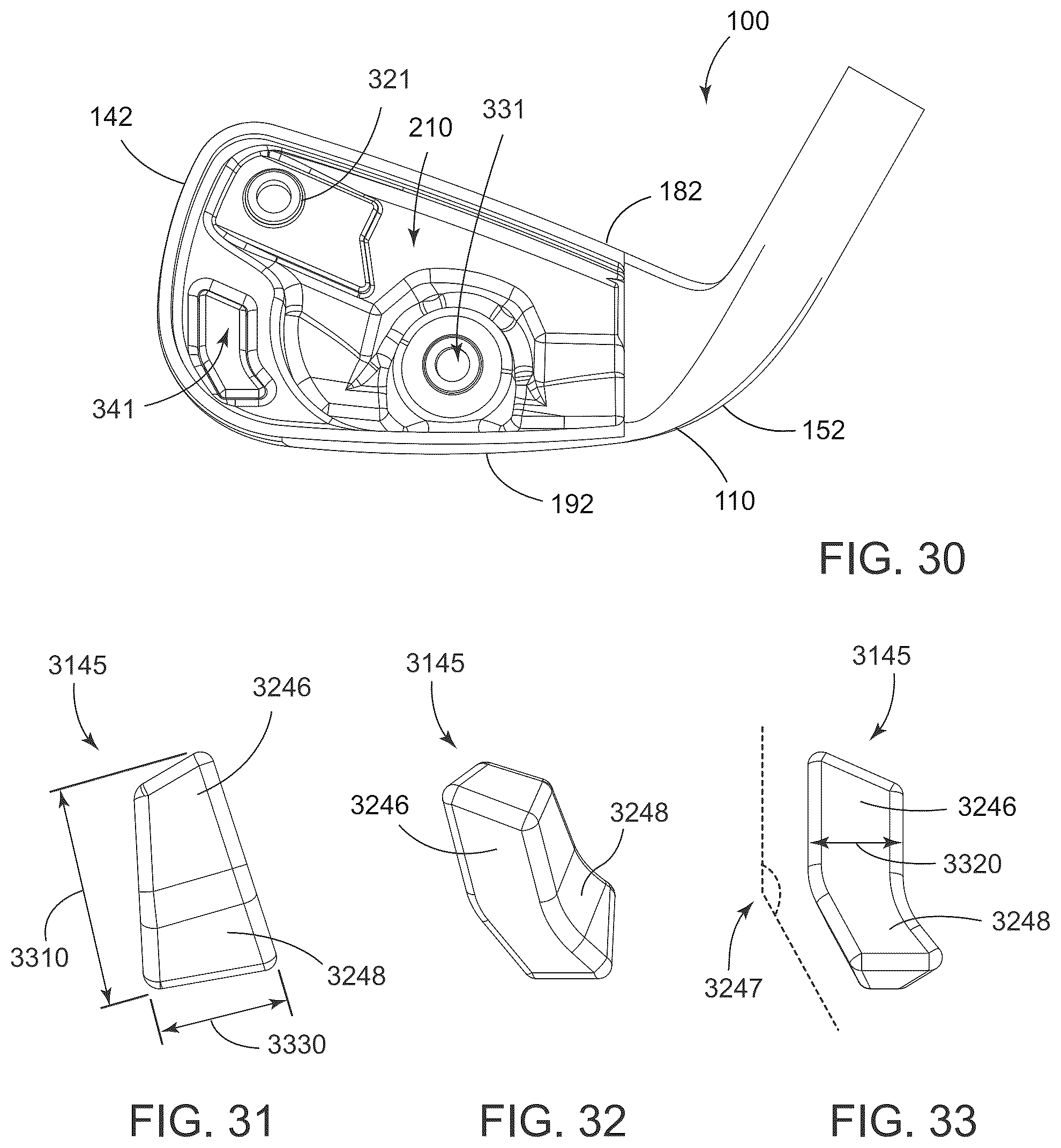 Patent US12377325 Figure 14 – Golf club heads and methods to manufacture golf club heads