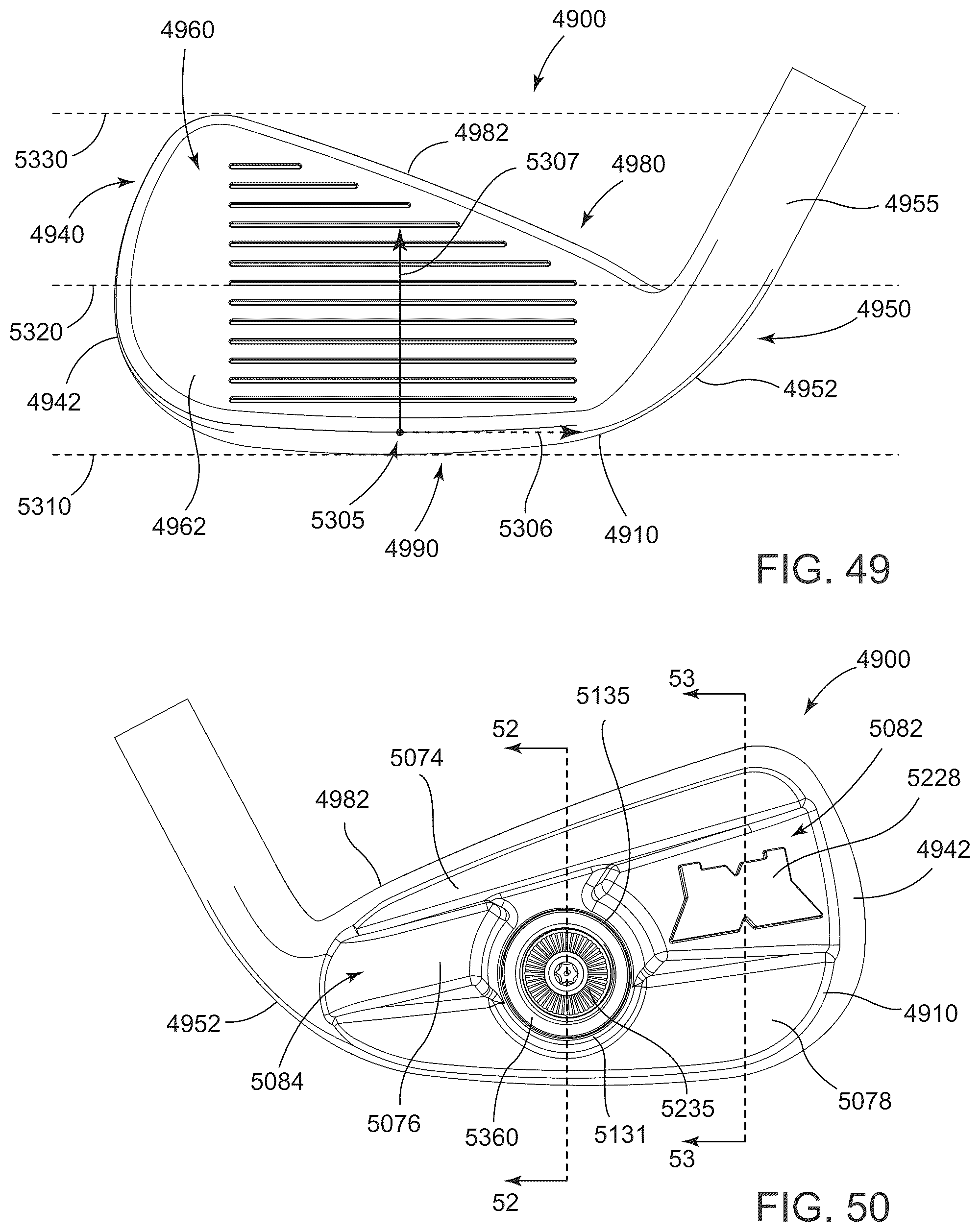 Patent US12377325 Figure 19 – Golf club heads and methods to manufacture golf club heads