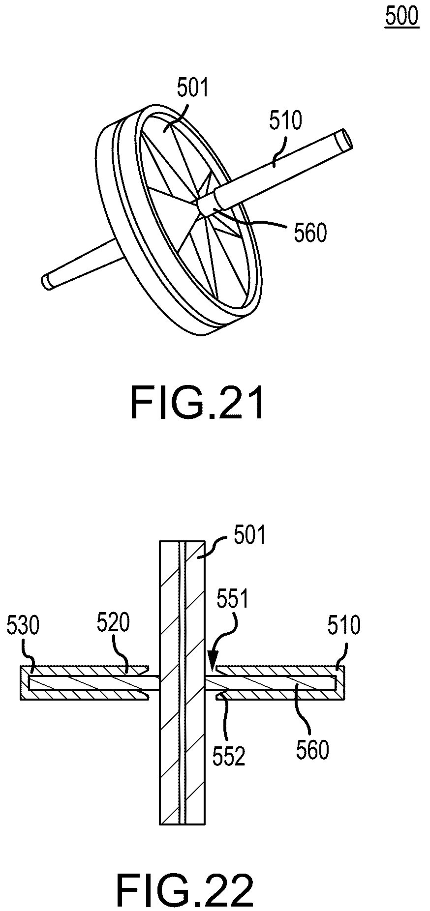 Patent US12377327 Figure 8 – Tapered grip and method of installing a tapered grip