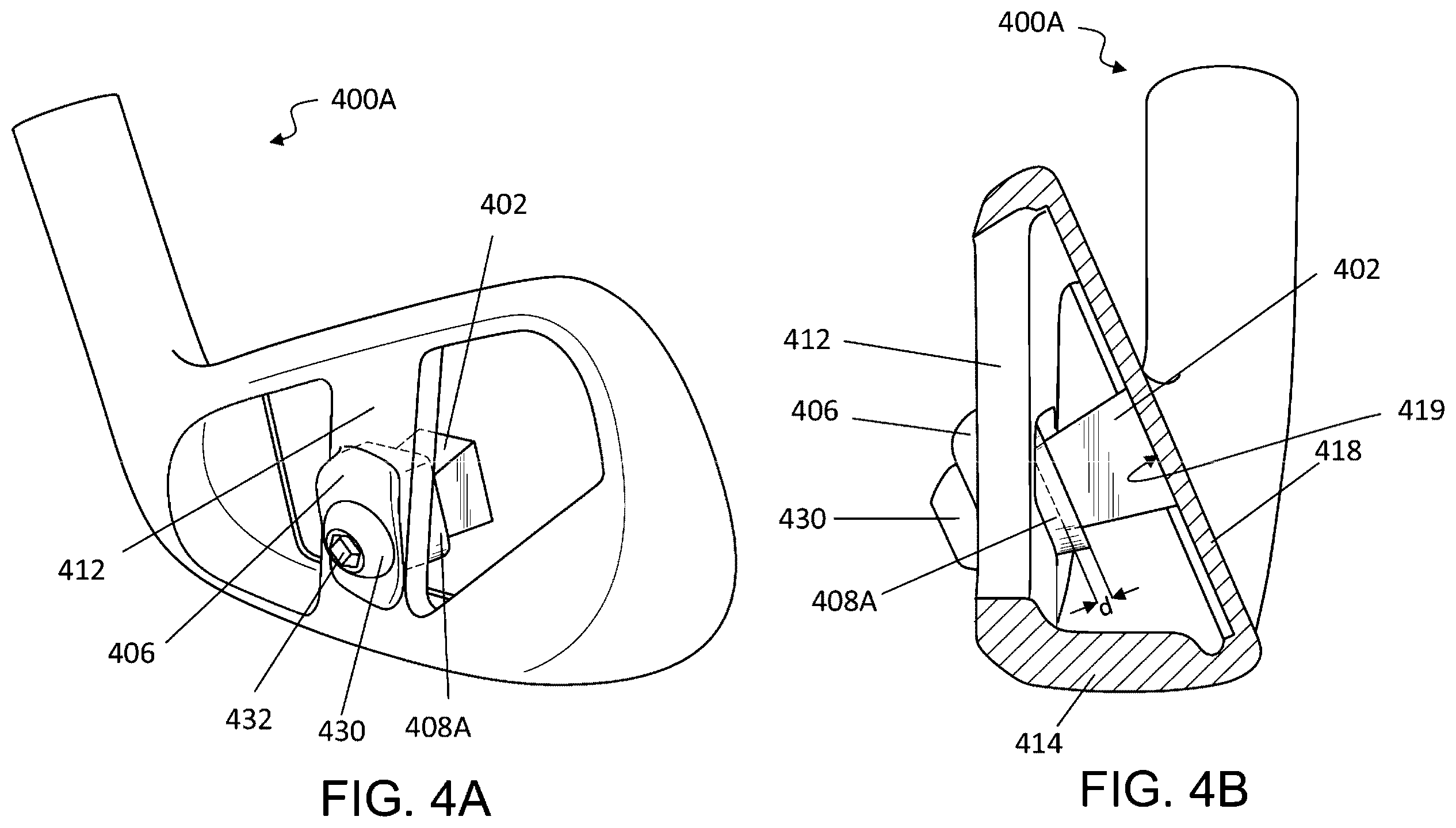 Patent US12377329 Figure 5 – Golf club having a damping element for ball speed control