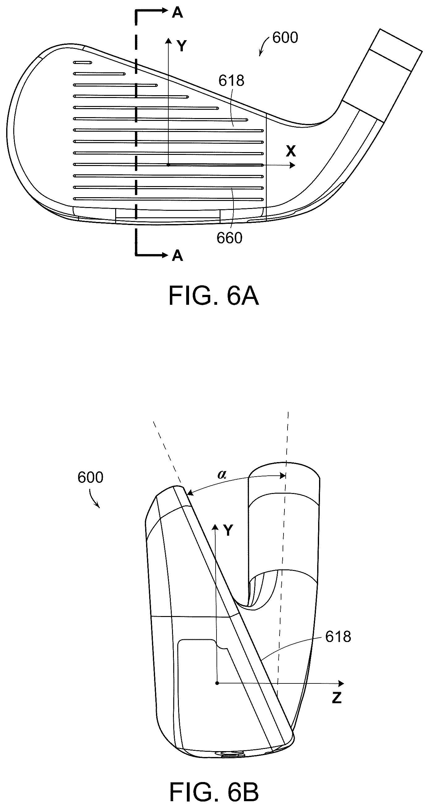 Patent US12377329 Figure 8 – Golf club having a damping element for ball speed control