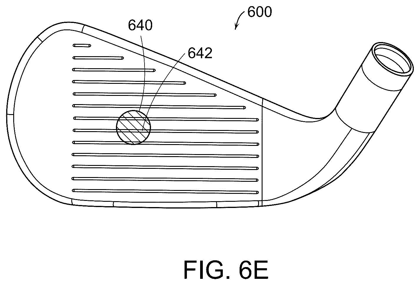 Patent US12377329 Figure 10 – Golf club having a damping element for ball speed control