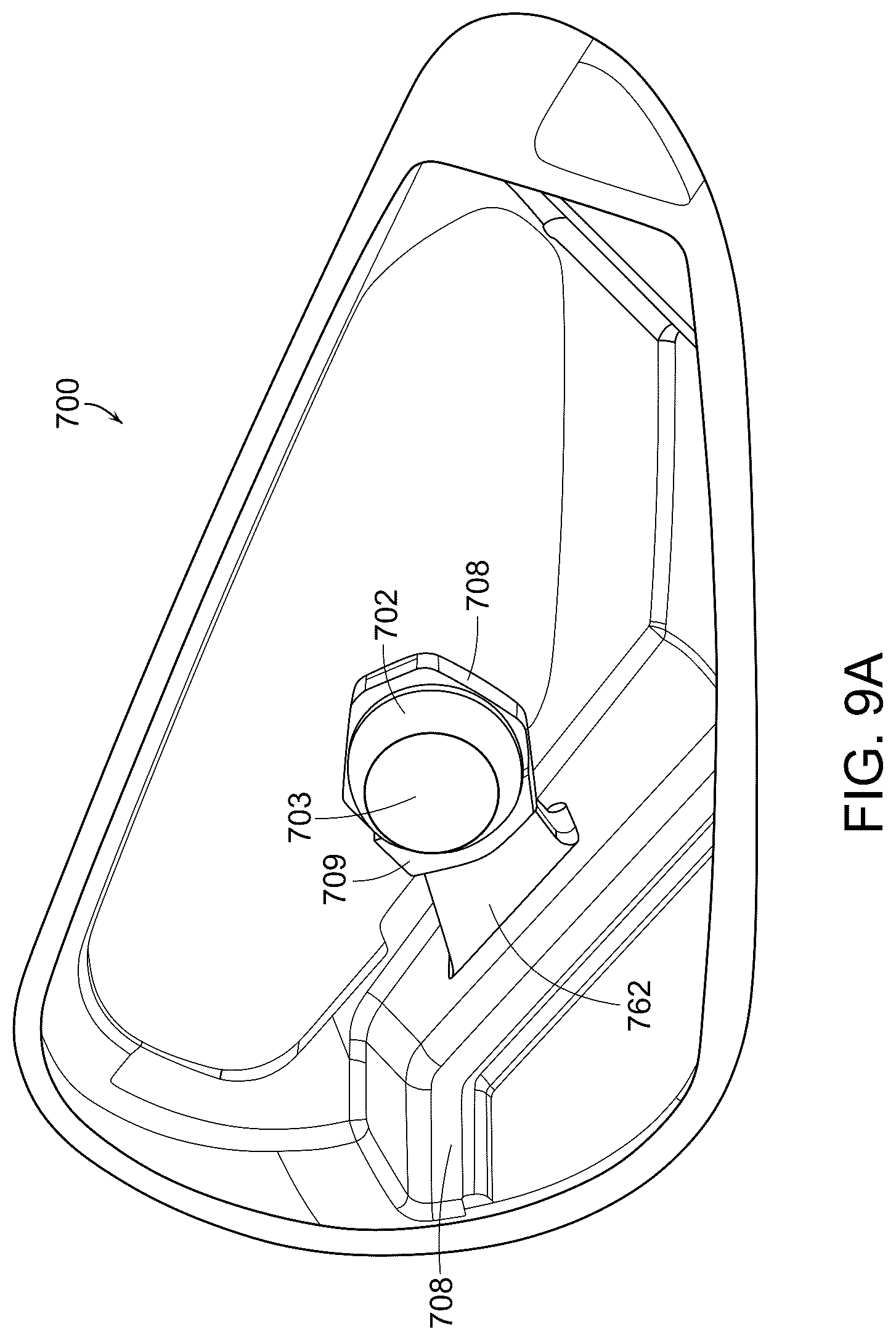 Patent US12377329 Figure 16 – Golf club having a damping element for ball speed control
