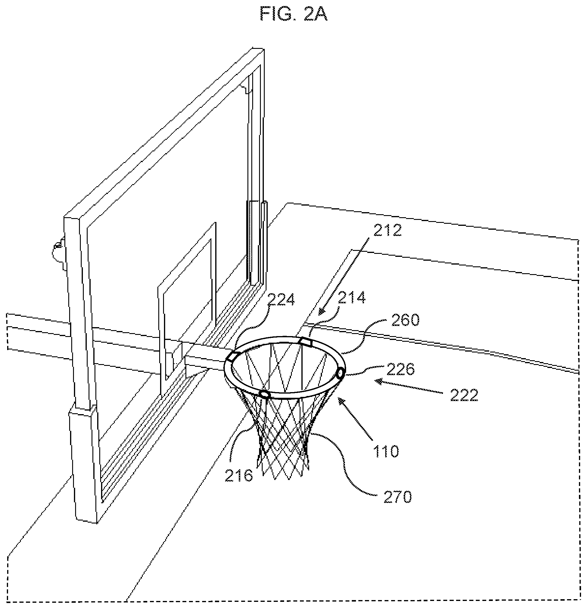 Patent US12377335 Figure 2 – Practice aid system