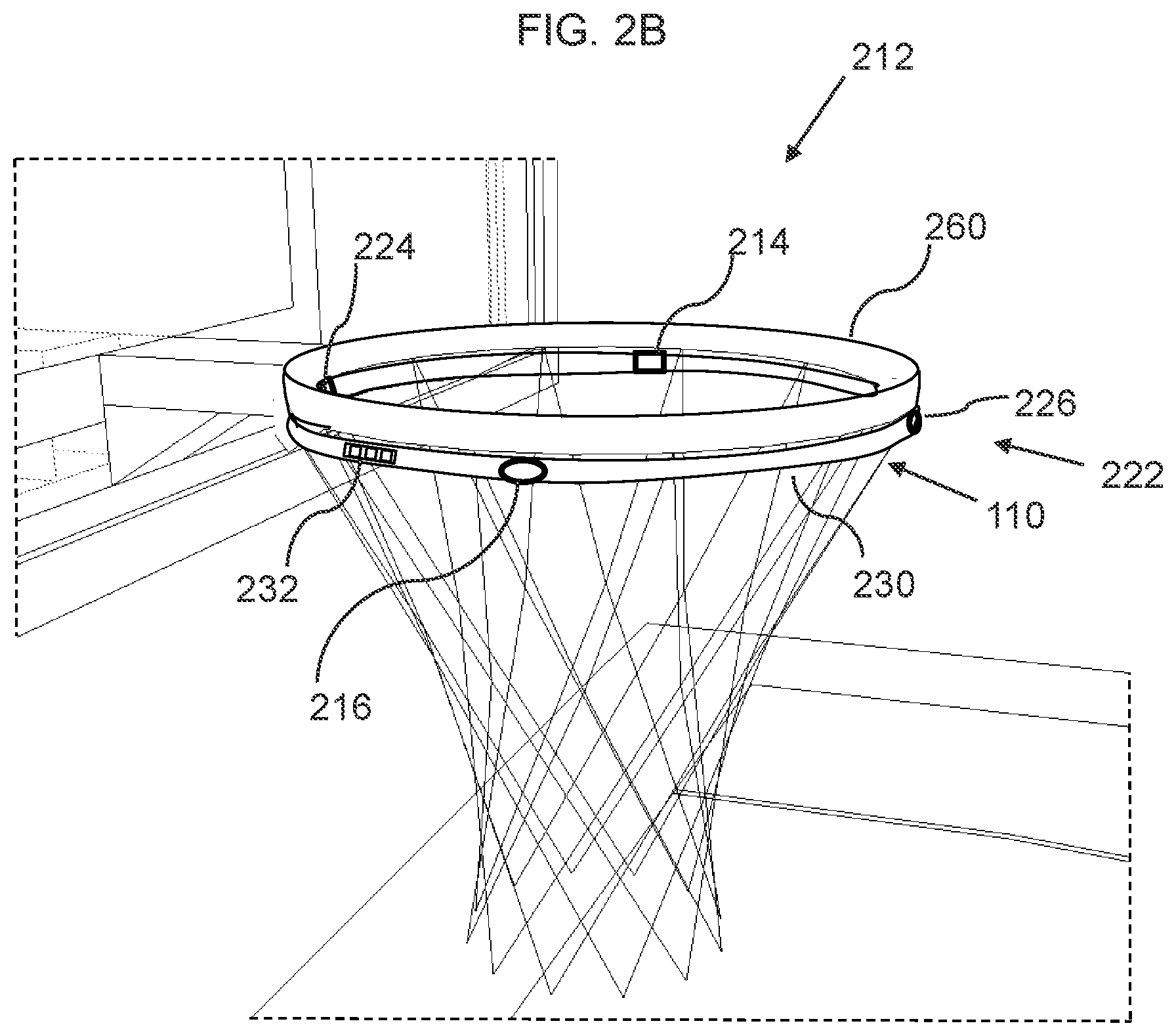 Patent US12377335 Figure 3 – Practice aid system