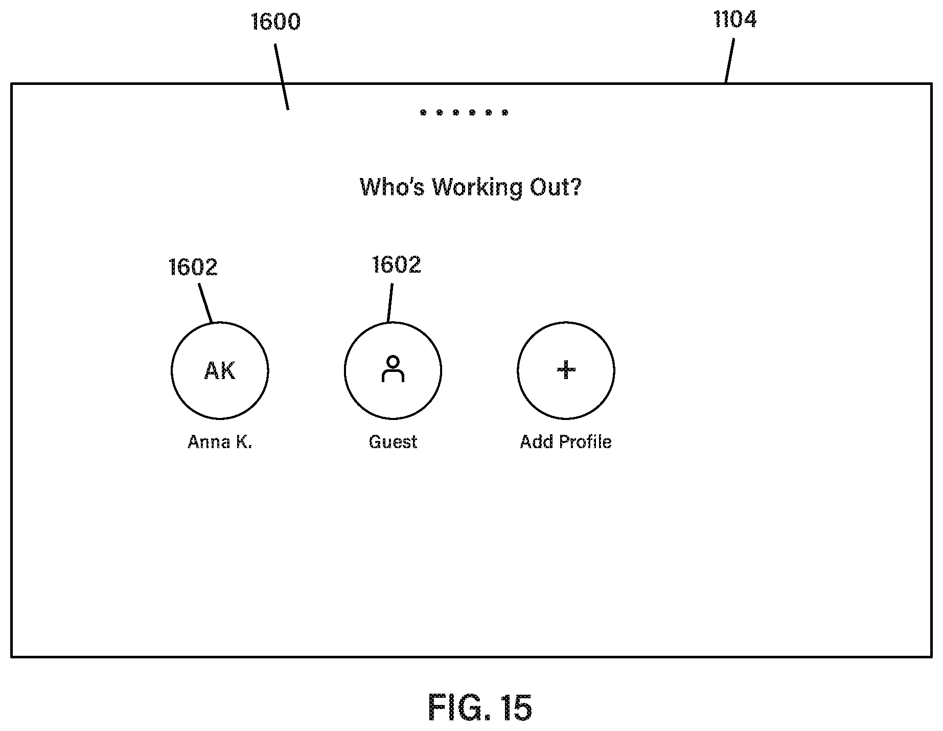Patent US12377338 Figure 20 – Modular metrics bar for an exercise machine