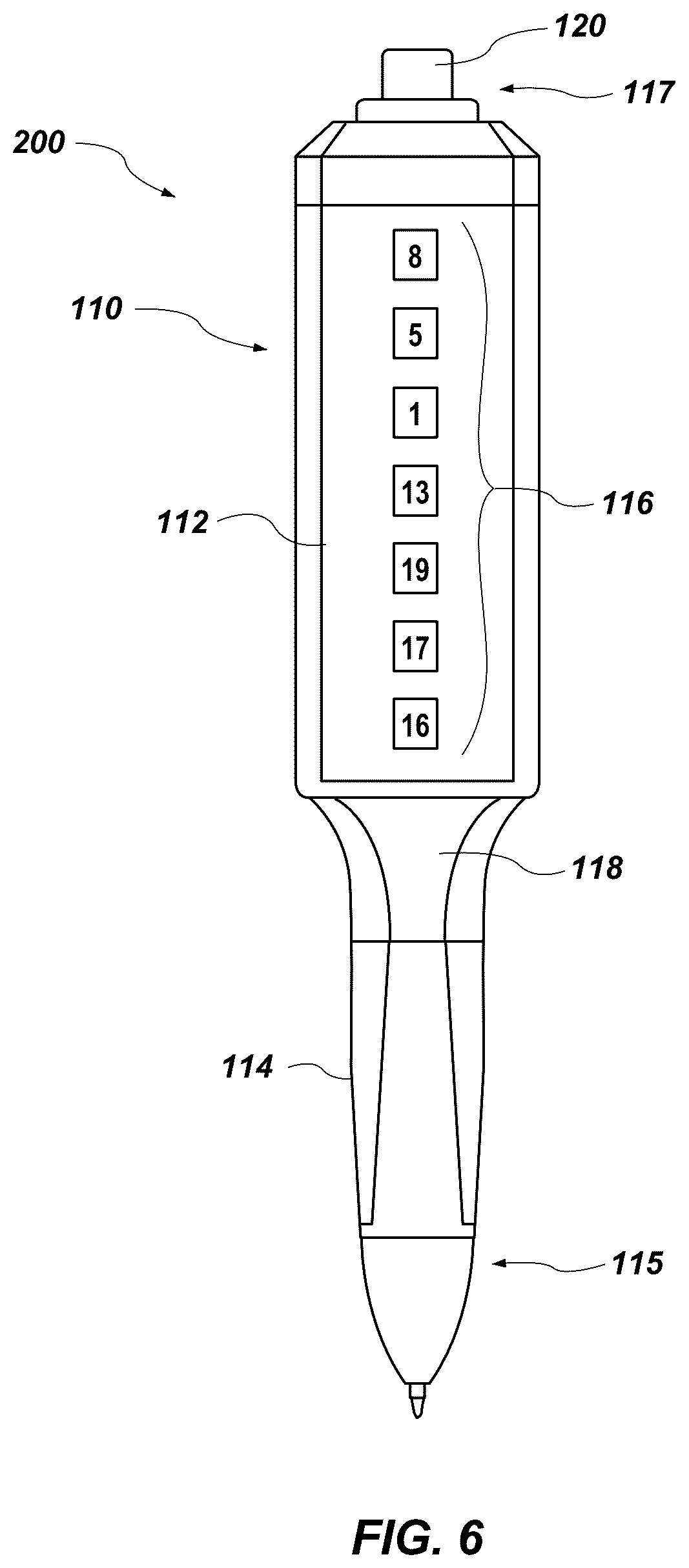 Patent US12377342 Figure 6 – Dice spinner