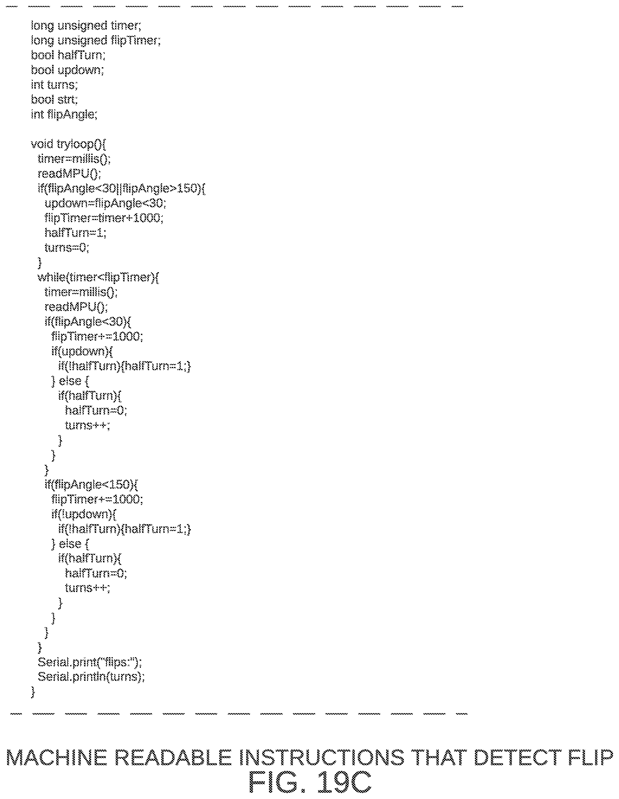 Patent US12377344 Figure 18 – Handheld flip and catch gaming device