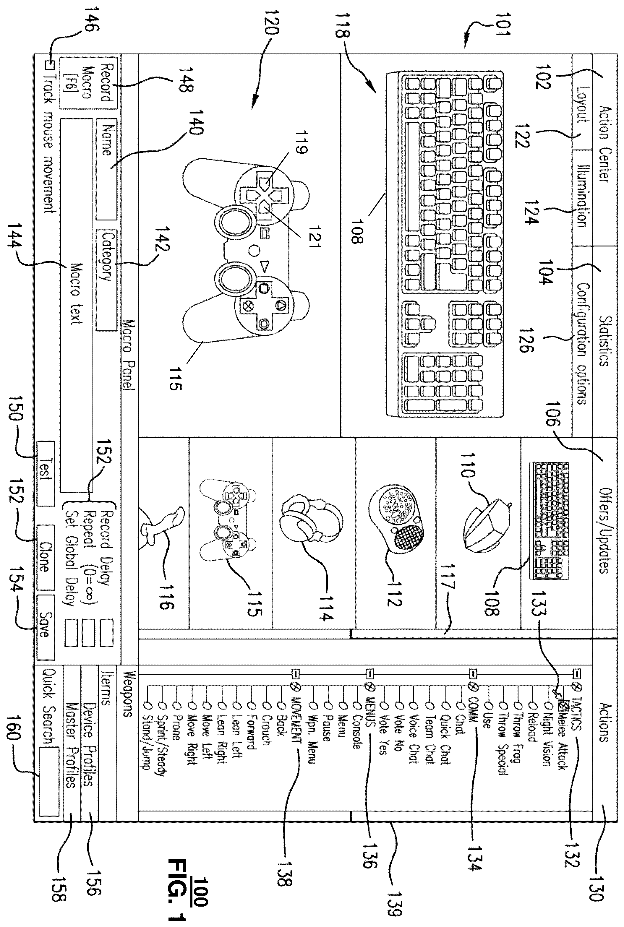 Patent US12377347 — Selecting head related transfer function profiles for audio streams in gaming systems — Figure 1