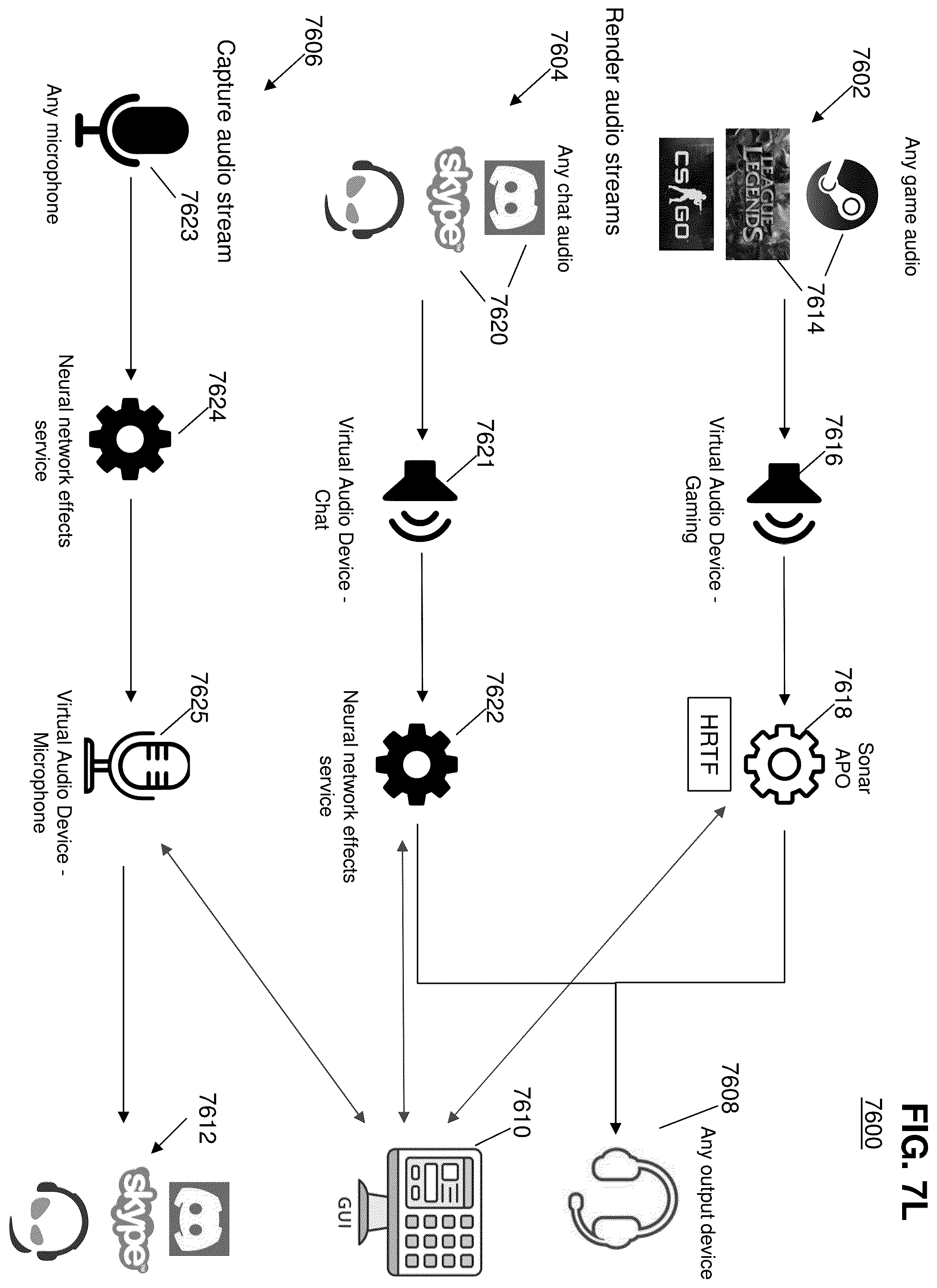 Patent US12377347 Figure 17 – Selecting head related transfer function profiles for audio streams in gaming systems