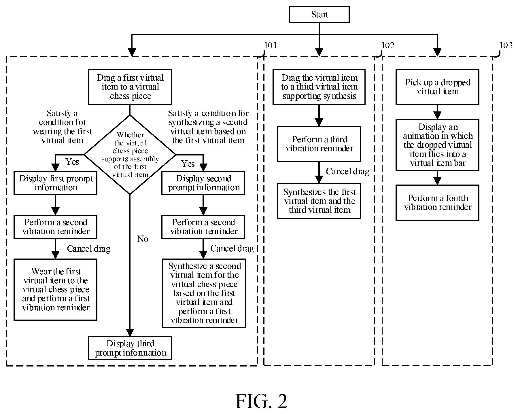 Patent US12377348 Figure 2 – Method and apparatus for using virtual item, device, and storage medium