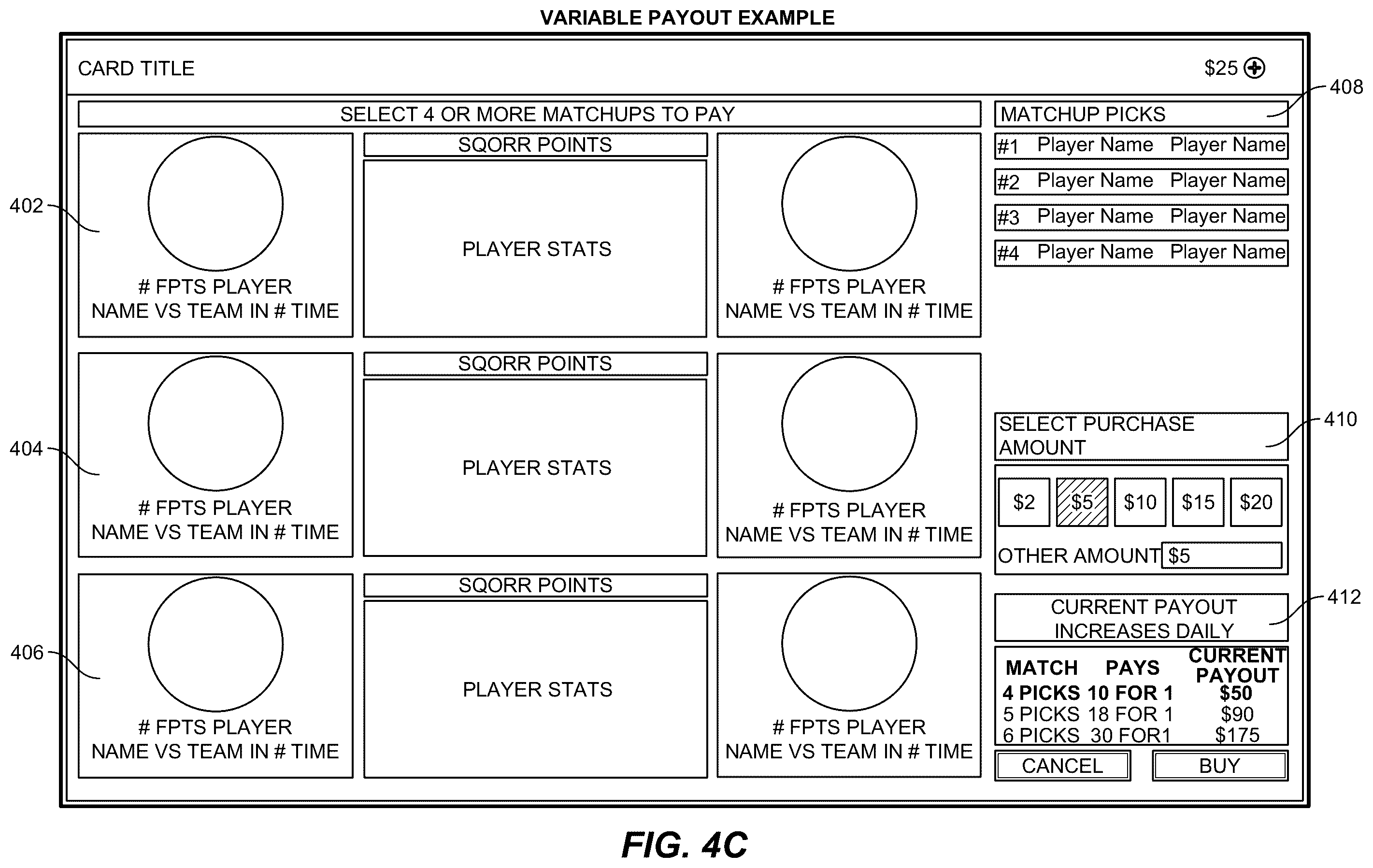 Patent US12377355 Figure 5 – Platform for enhanced chance-based games with fixed odds payouts