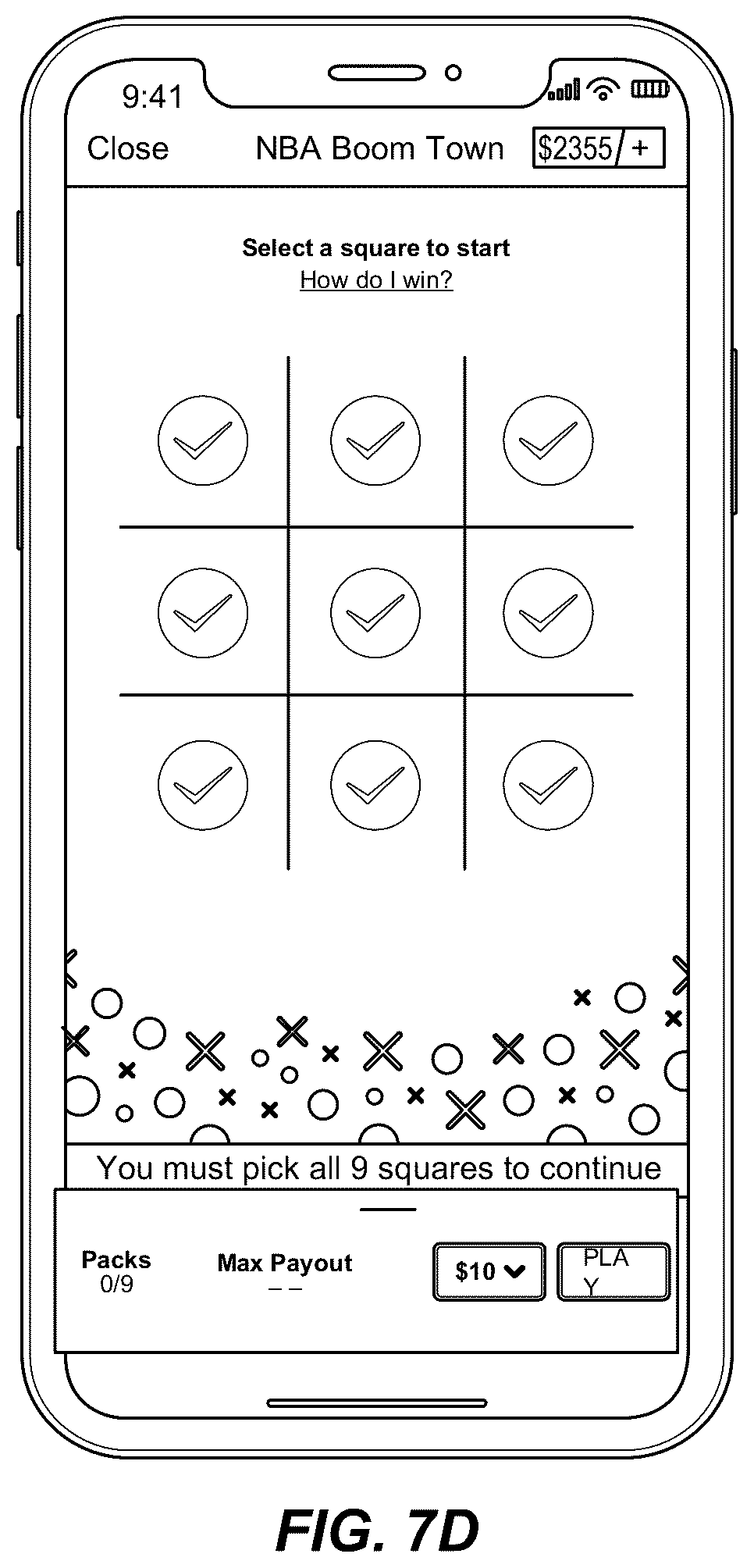 Patent US12377355 Figure 12 – Platform for enhanced chance-based games with fixed odds payouts
