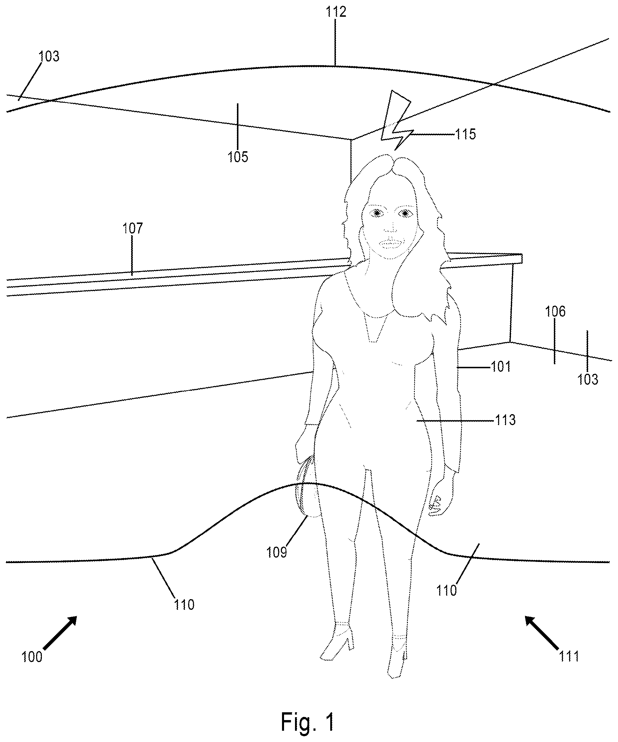 Patent US12377357 Figure 1 – Extended reality techniques improving social interactions