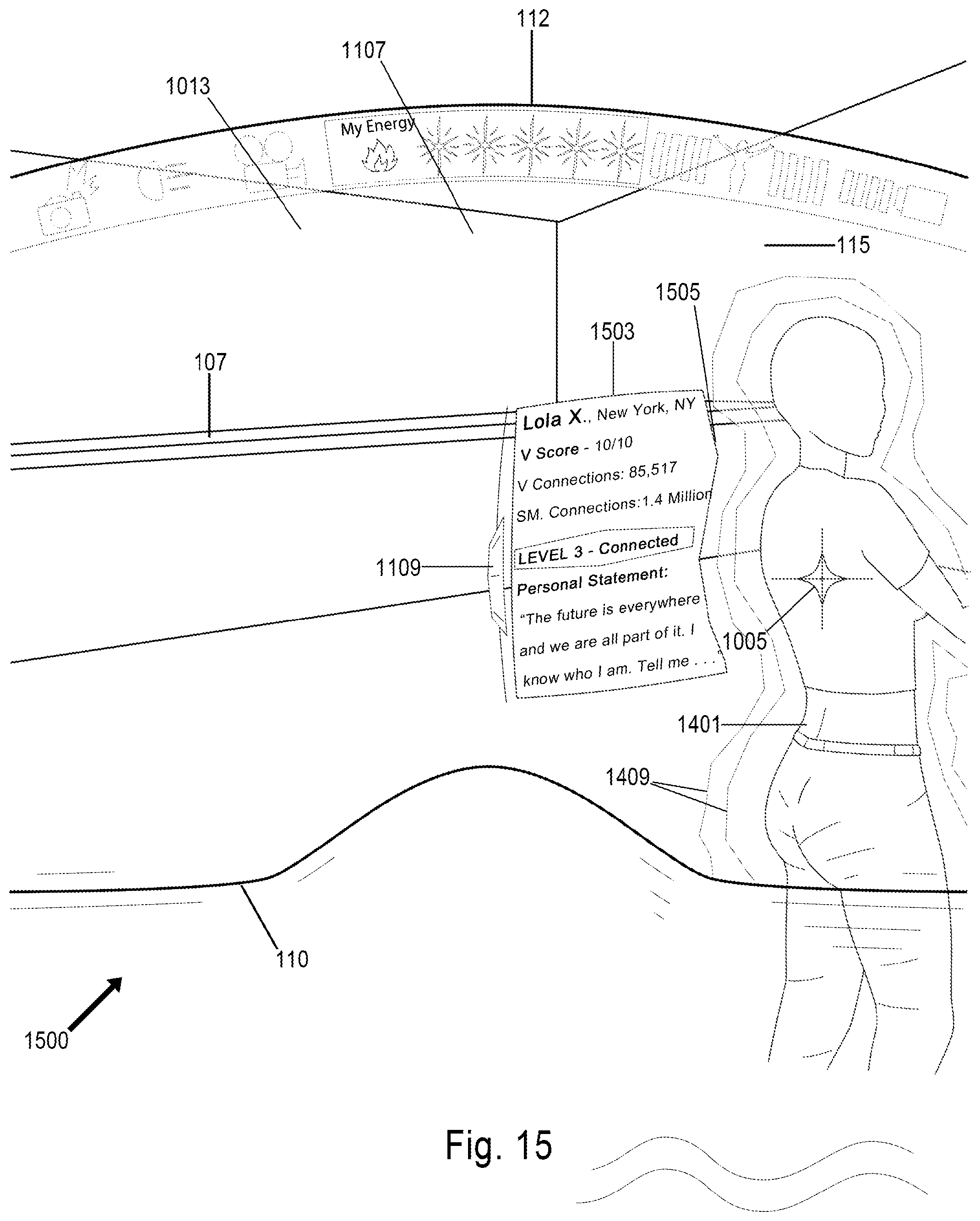 Patent US12377357 Figure 15 – Extended reality techniques improving social interactions