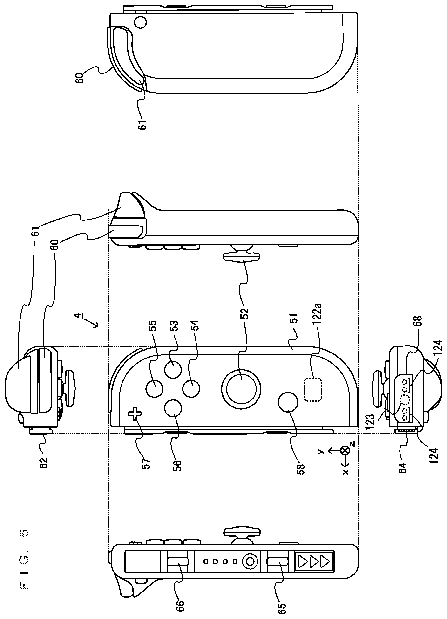 Patent US12377358 Figure 5 – Computer-readable non-transitory storage medium, information processing system, and information processing method