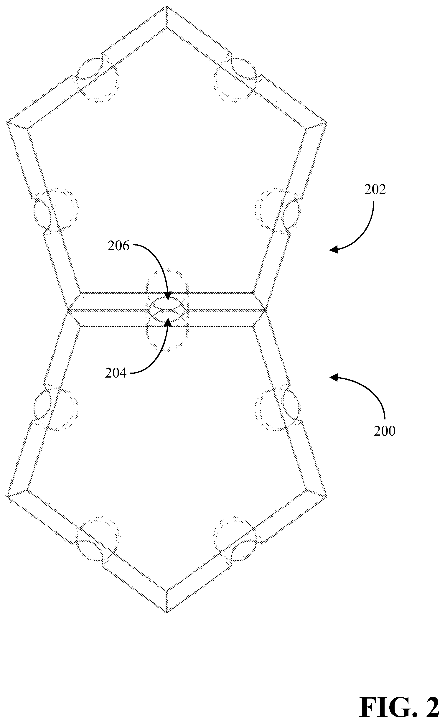 Patent US12377362 Figure 2 – Magnetic construction tile set
