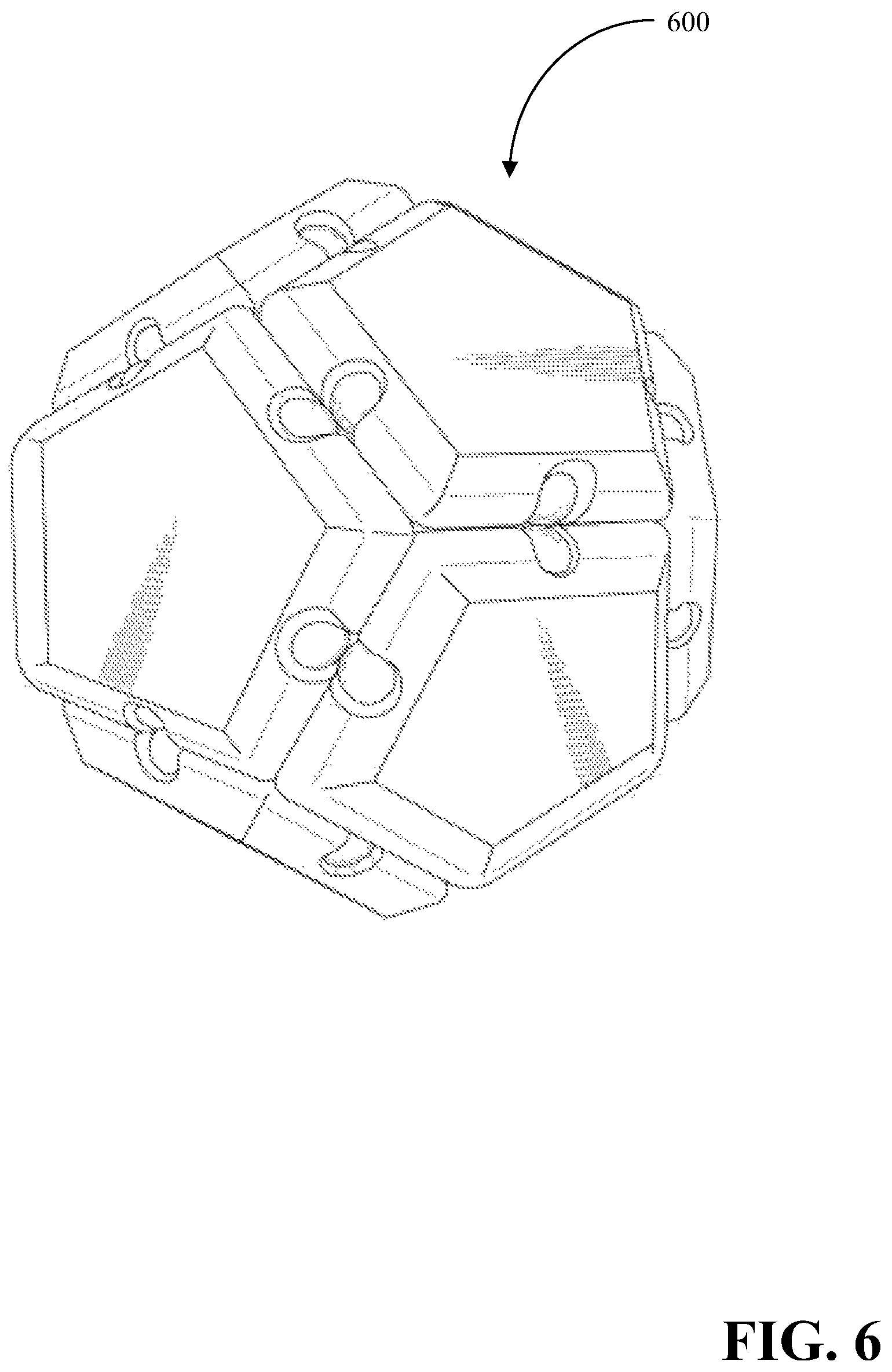 Patent US12377362 Figure 6 – Magnetic construction tile set