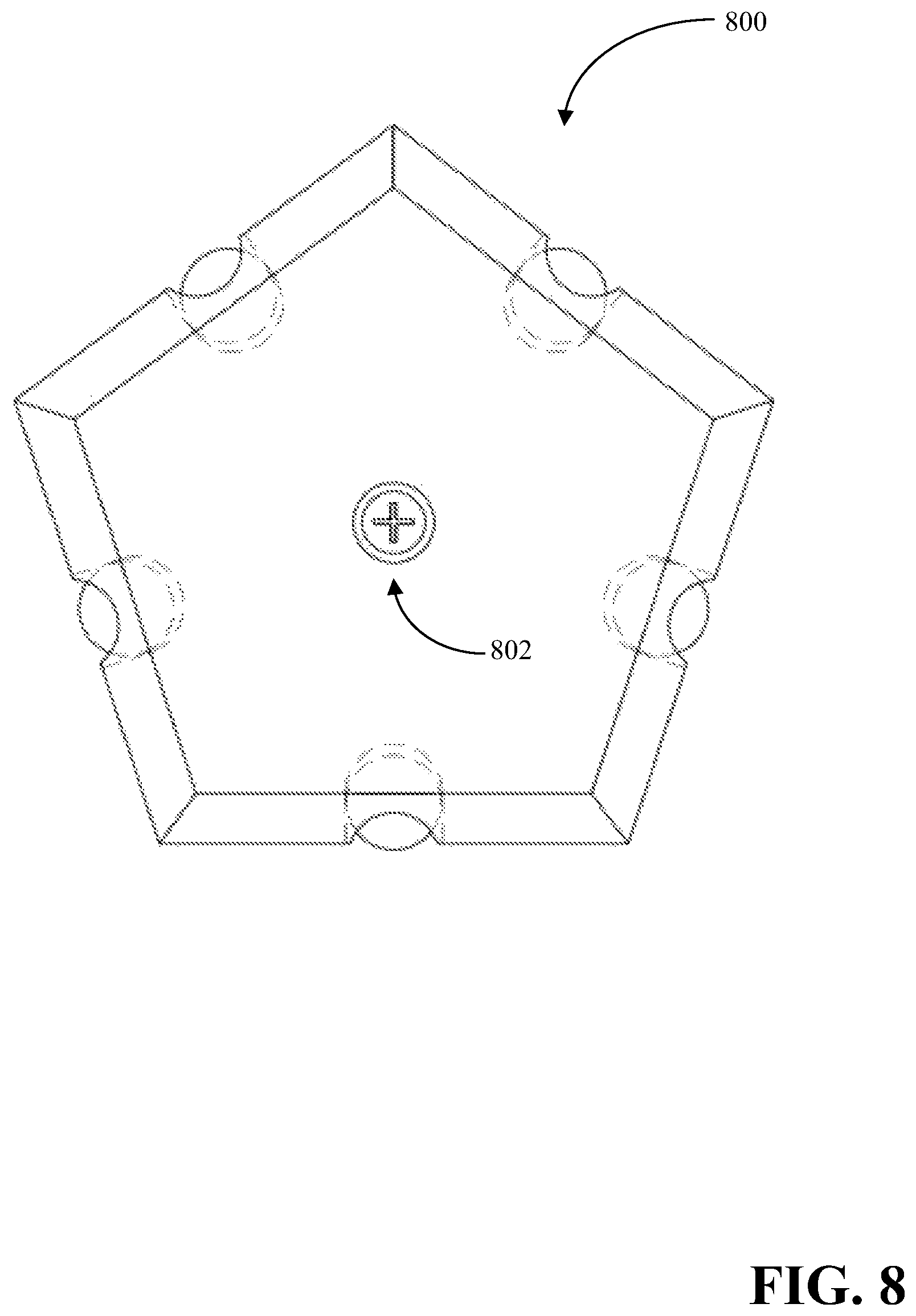 Patent US12377362 Figure 8 – Magnetic construction tile set